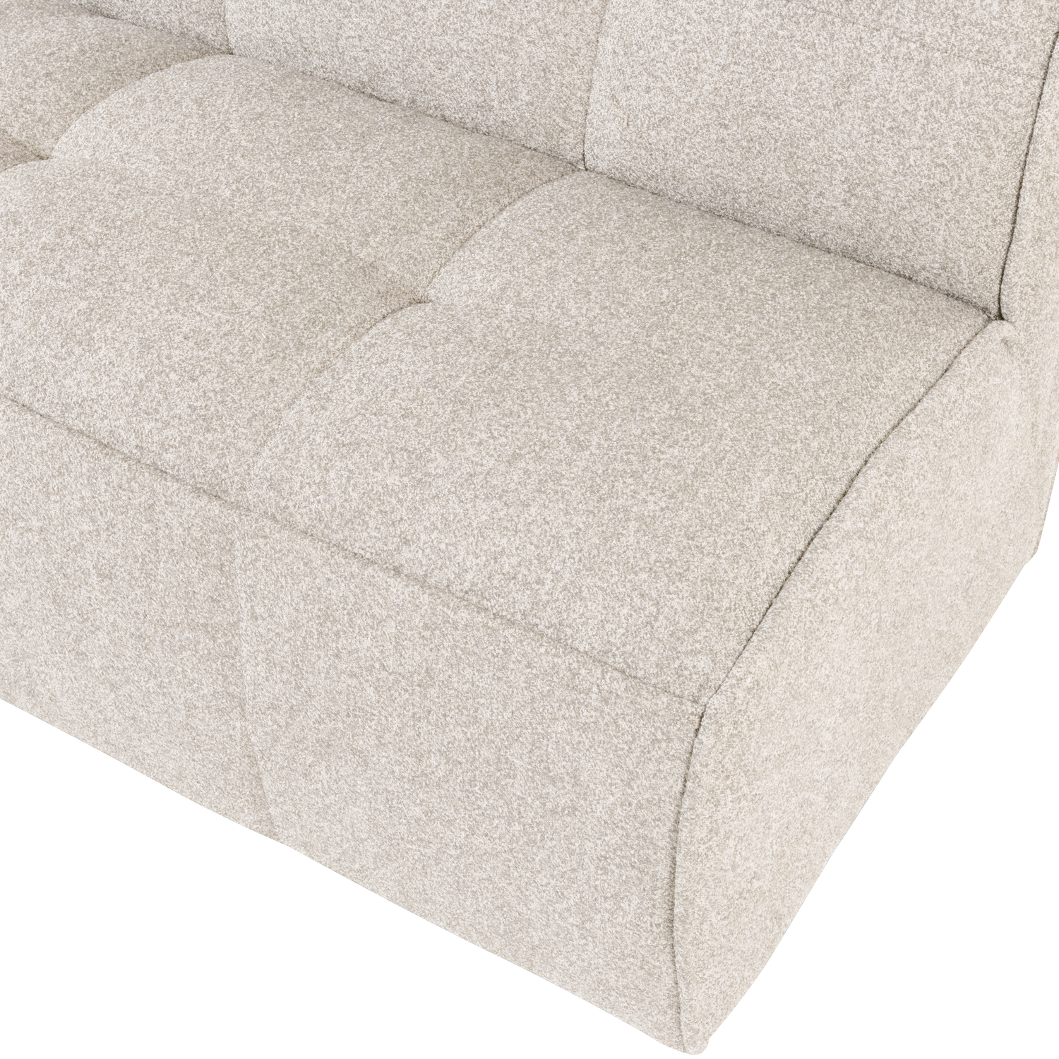 CLUSTER BENCH Sofa - 3-Seater Sand Bouclé