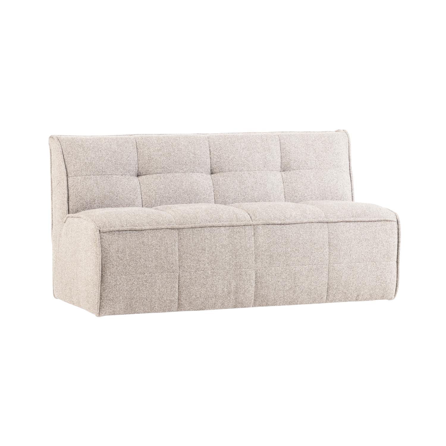 CLUSTER BENCH Sofa - 3-Seater Sand Bouclé