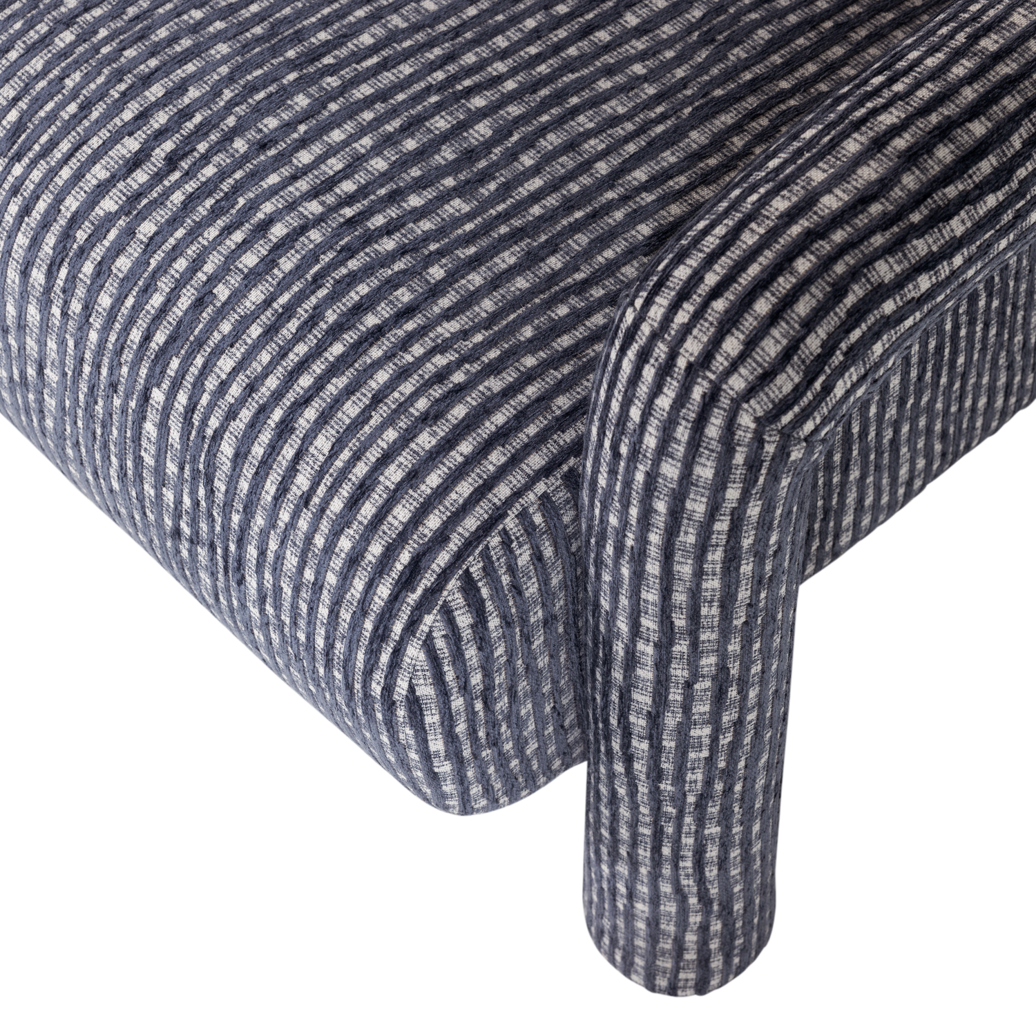 Křeslo LENNY šedé s modrou