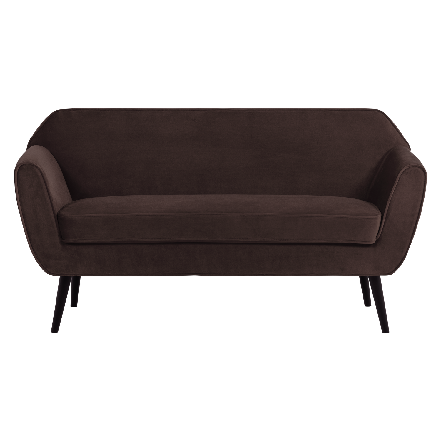 Sofa sametová 2-osobová ROCCO hnědá