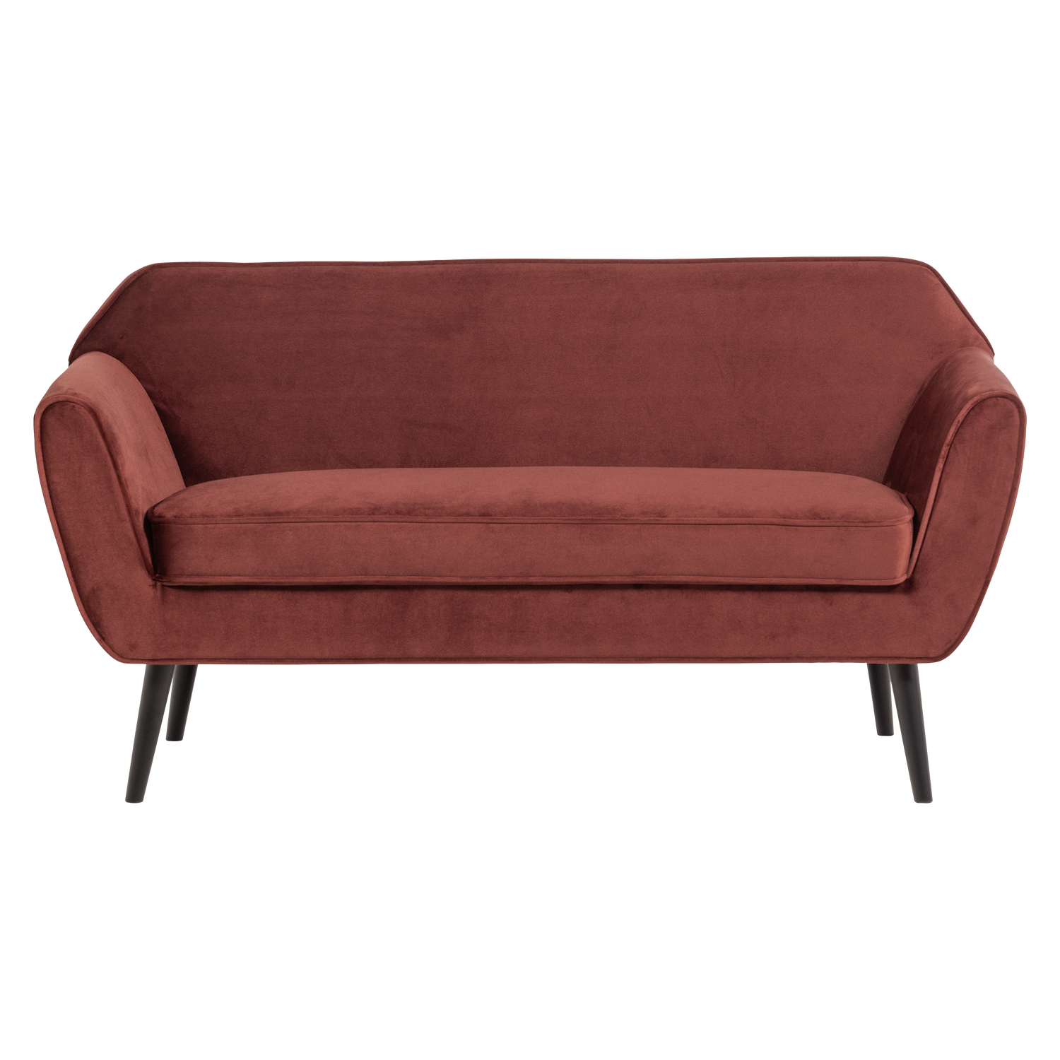 Sofa sametová 2-osobová ROCCO burgundová