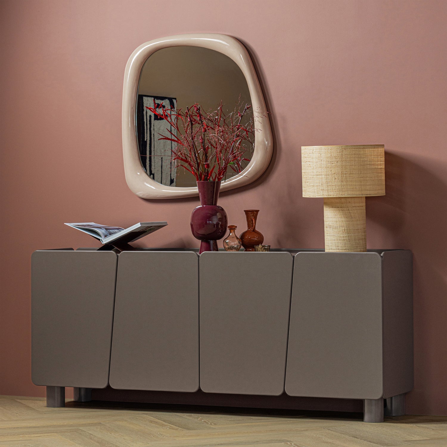 Komoda ROOT truflově hnědá