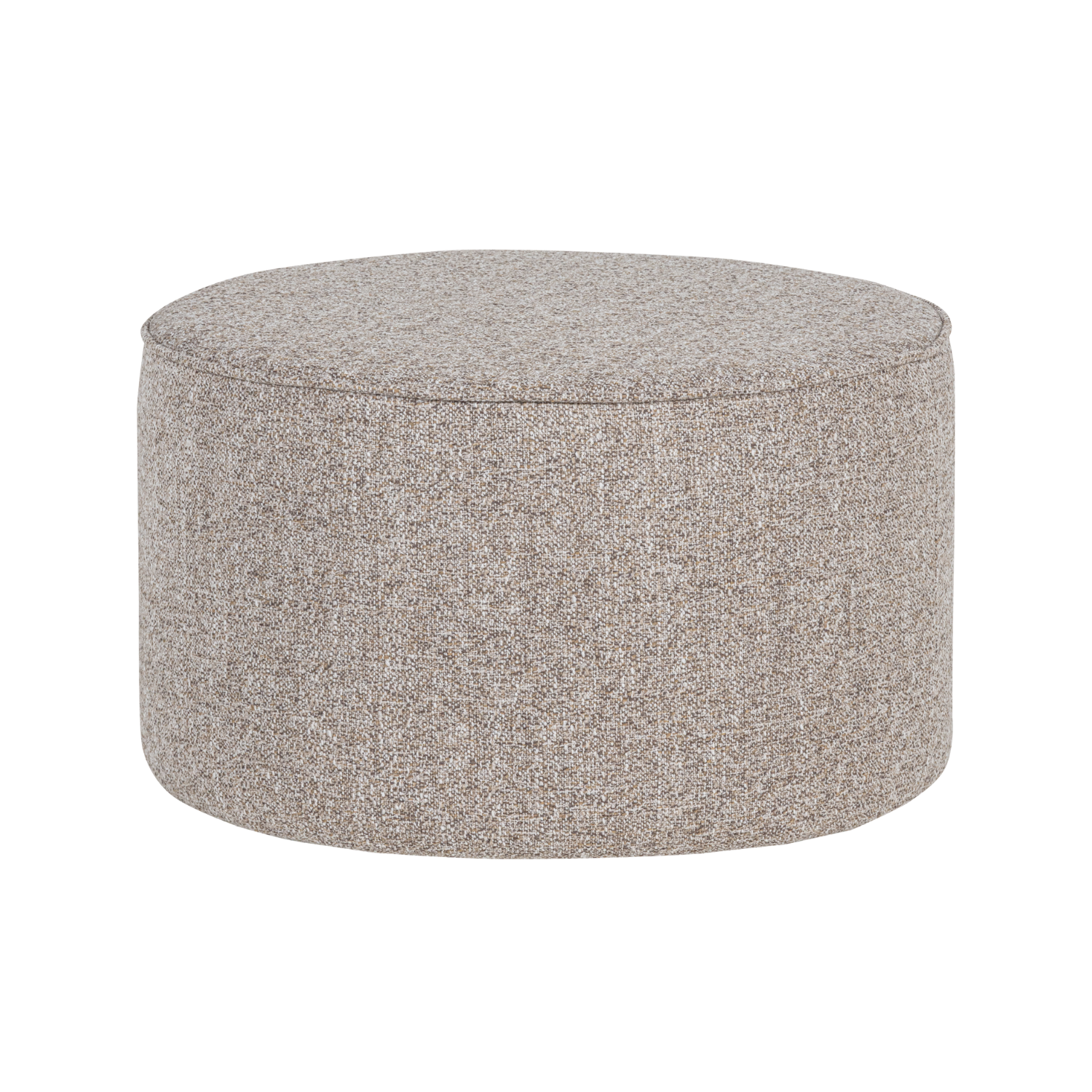 SARA Pouf in Gray-Beige Mélange