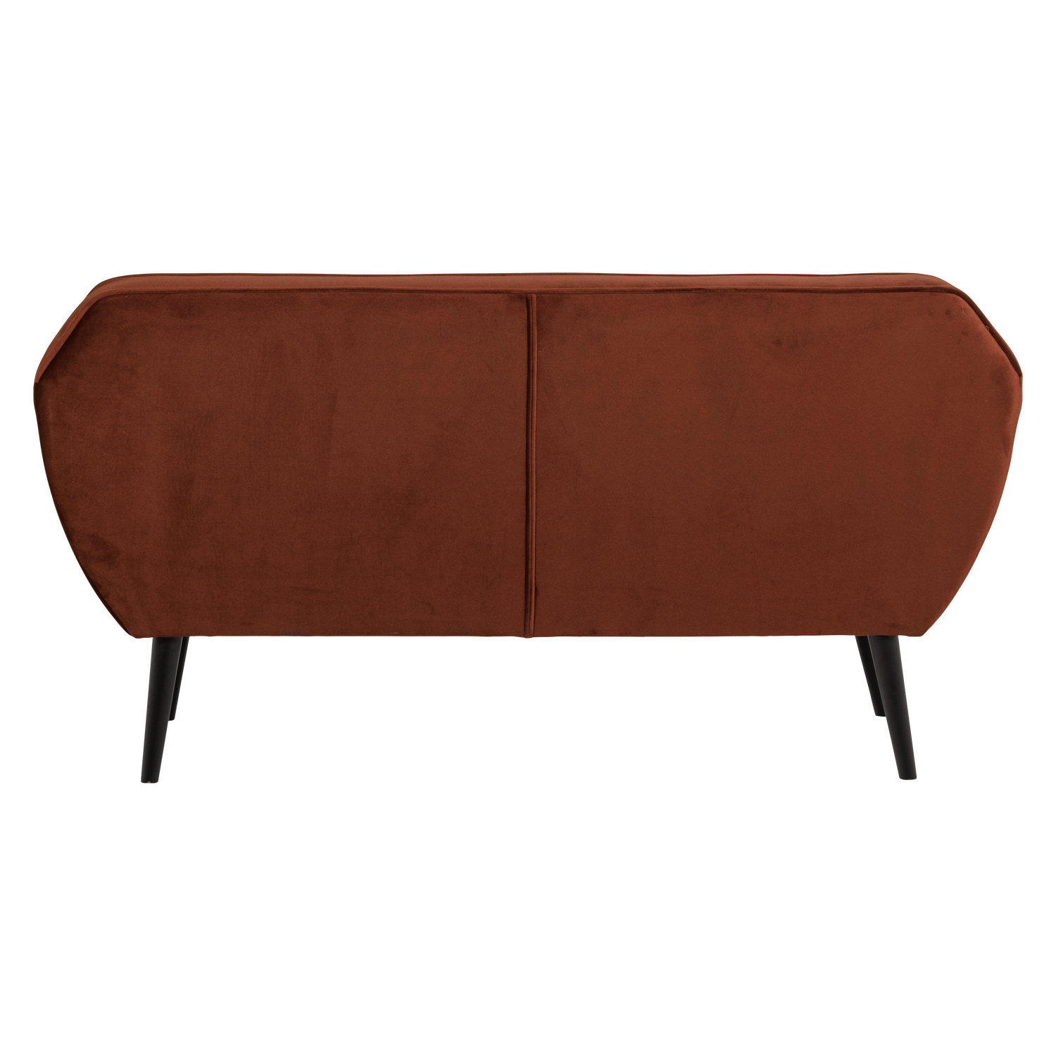 Rocco Brick Brown Velvet 2-Seater Sofa