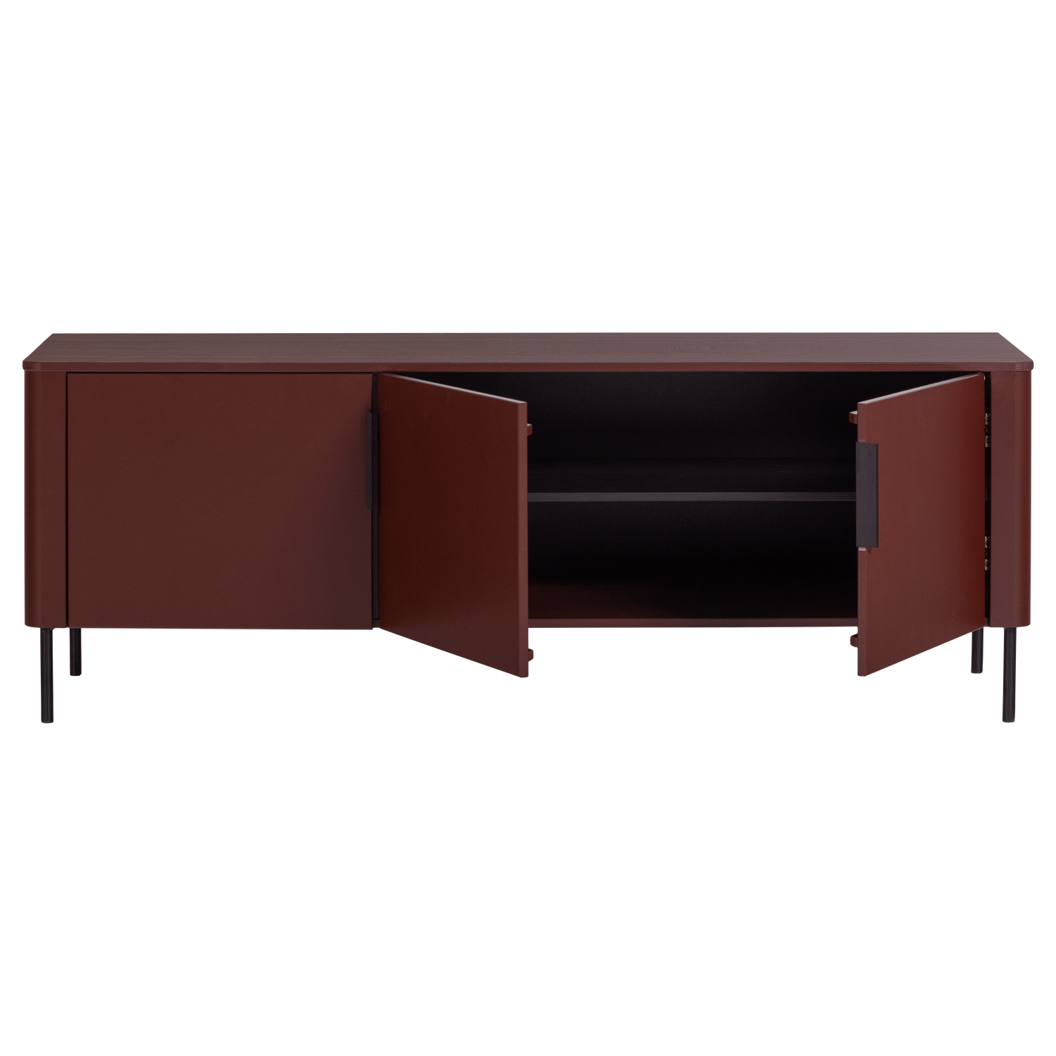 GUNNAR TV Cabinet in Burgundy