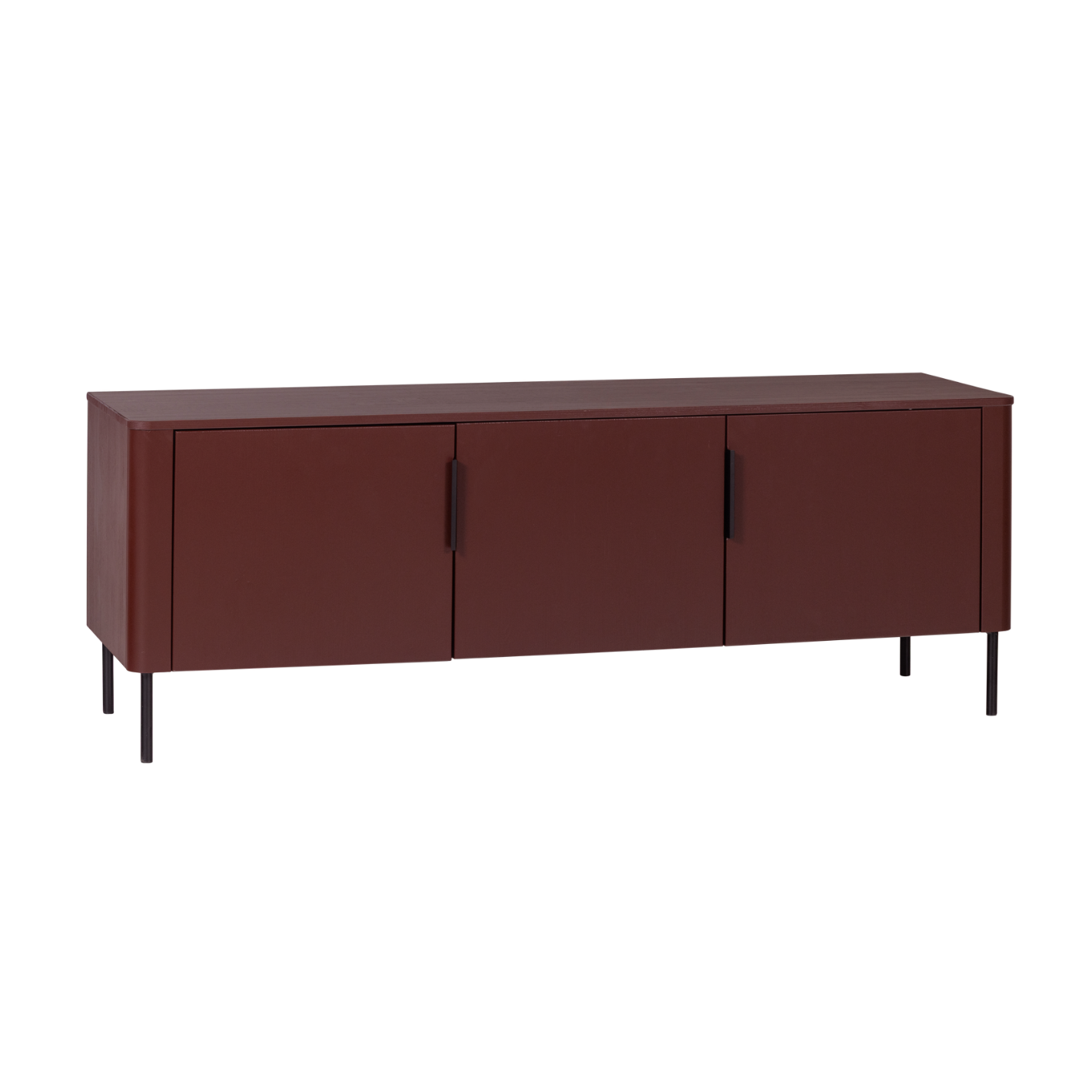GUNNAR TV Cabinet in Burgundy