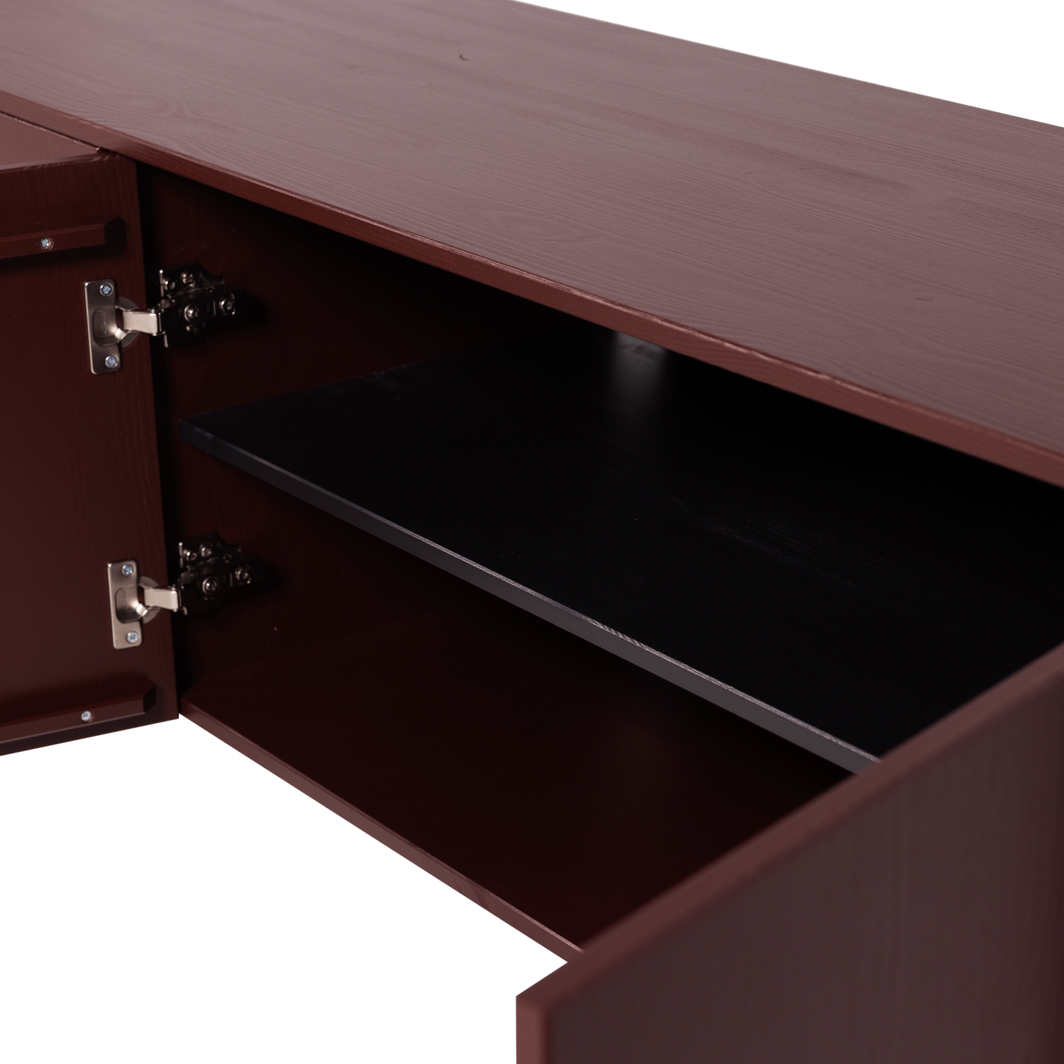 GUNNAR TV Cabinet in Burgundy