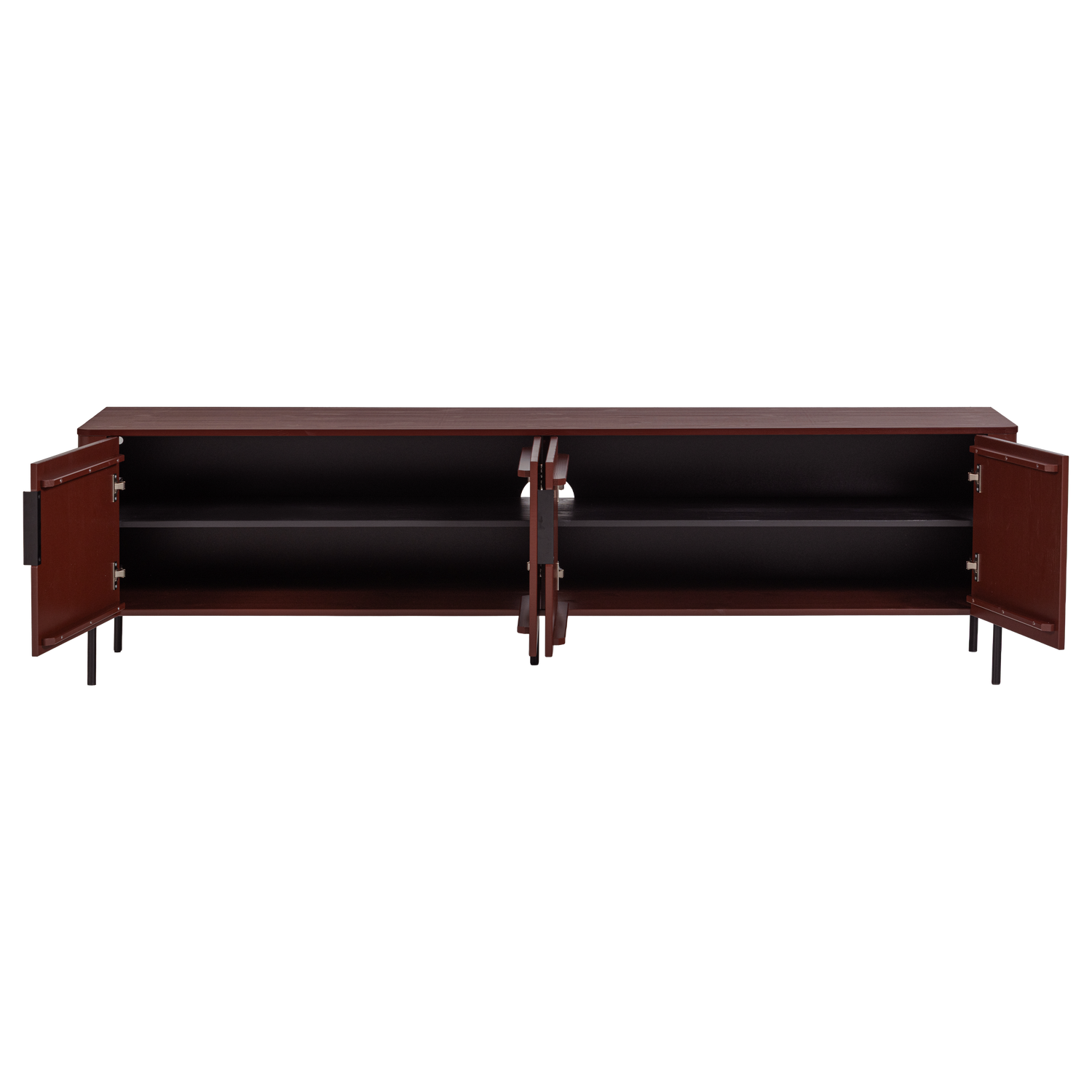 GUNNAR TV Cabinet in Burgundy