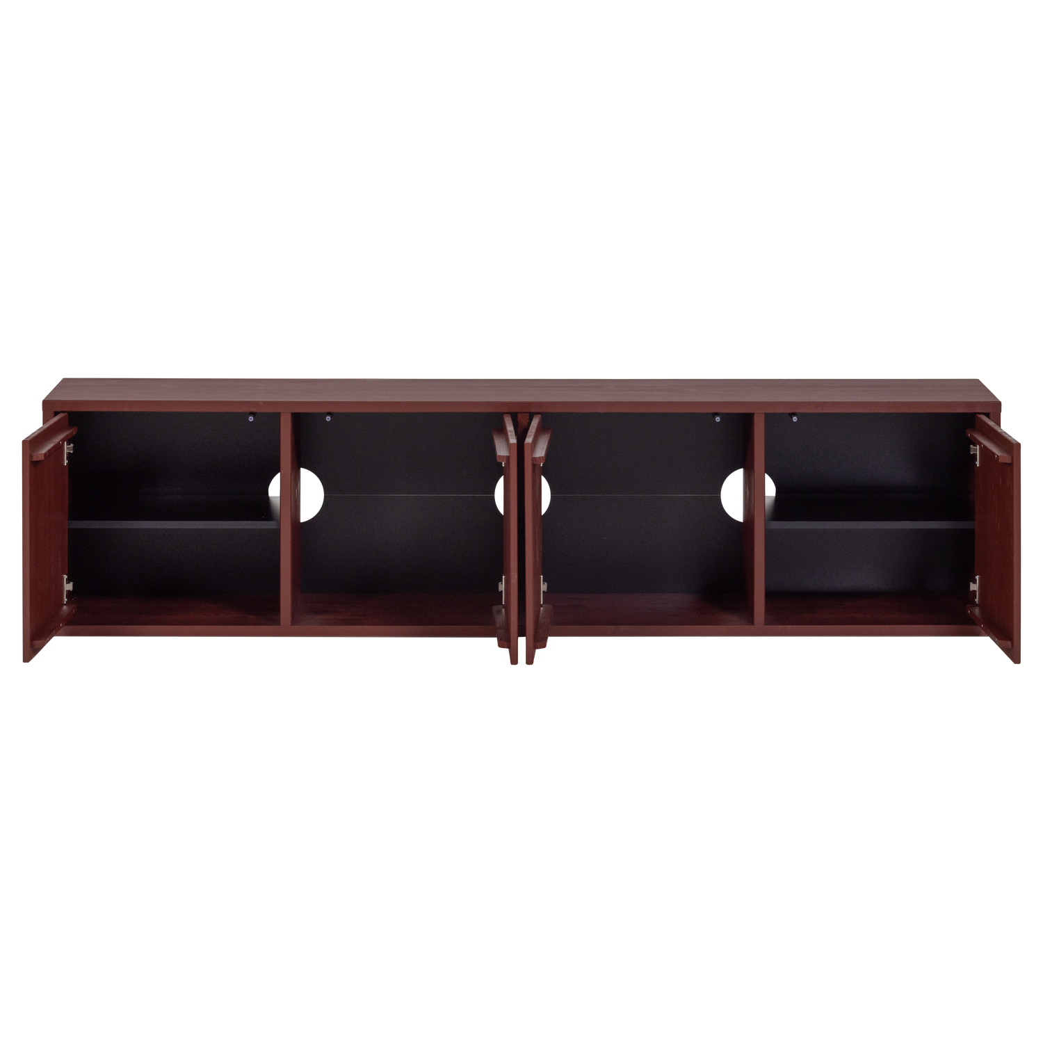 MEREL TV Cabinet Burgundy