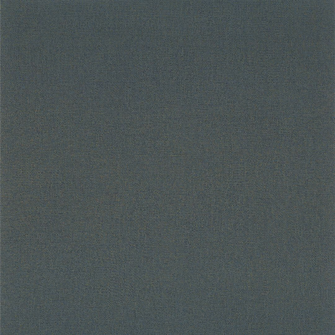 Smooth matte wallpaper with a pearlescent effect OCTA - DARK BLUE with gold