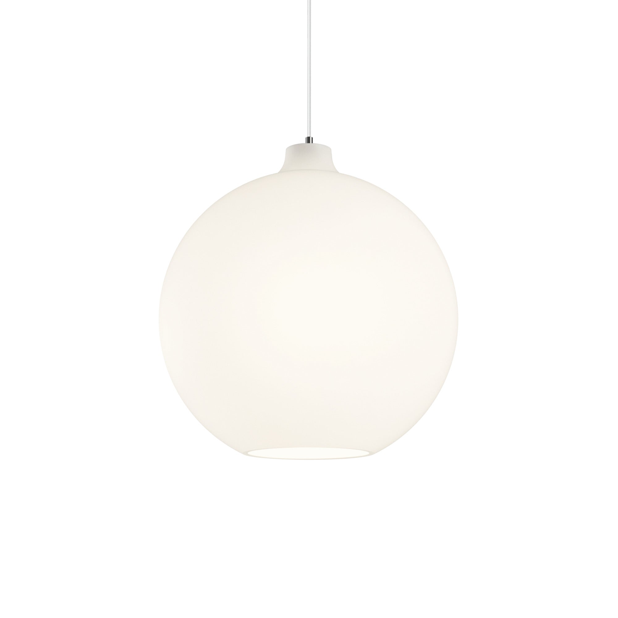 WOHLERT pendant lamp white glass