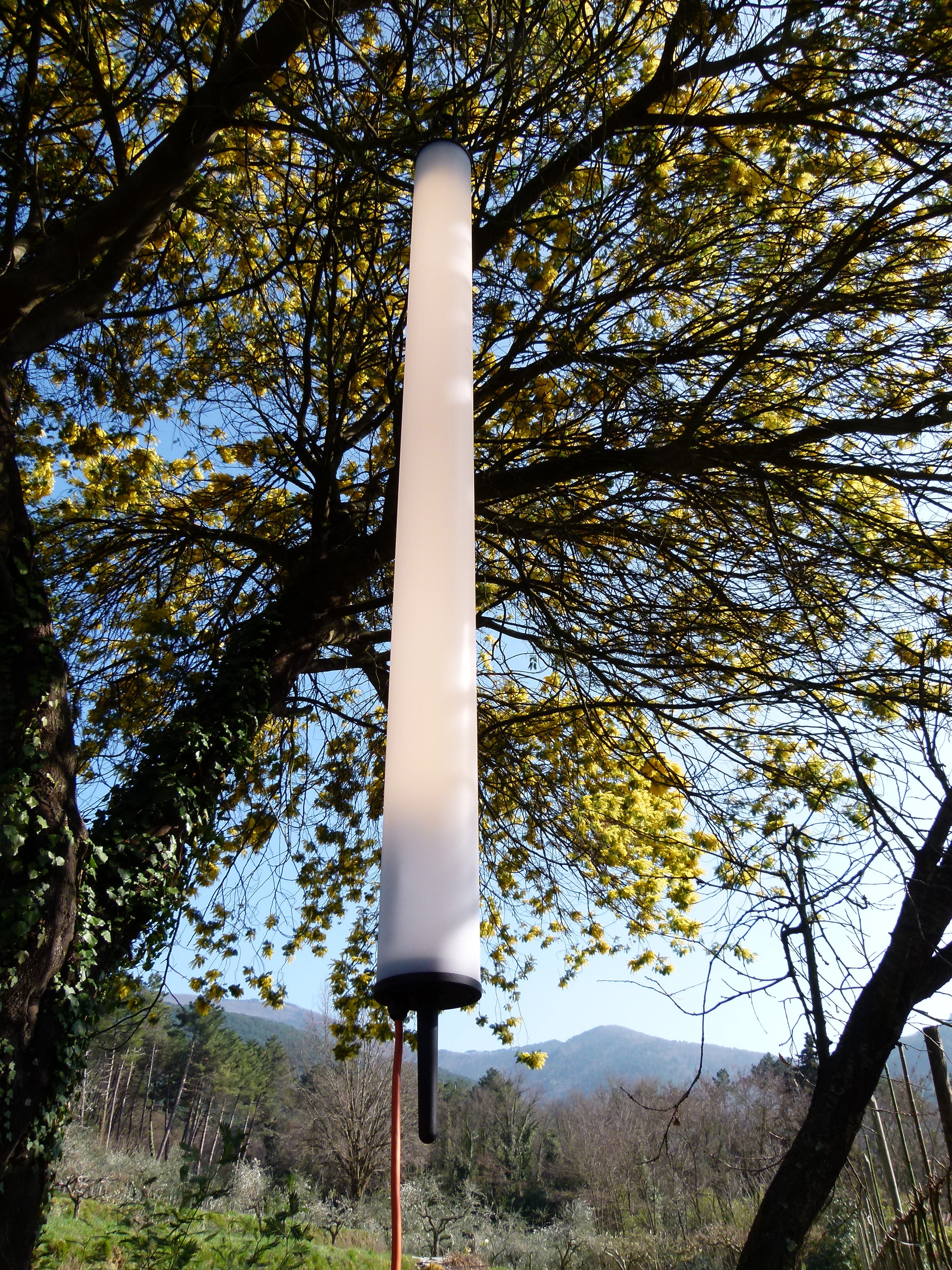 Lampa wisząca zewnętrzna PISTILLO biały