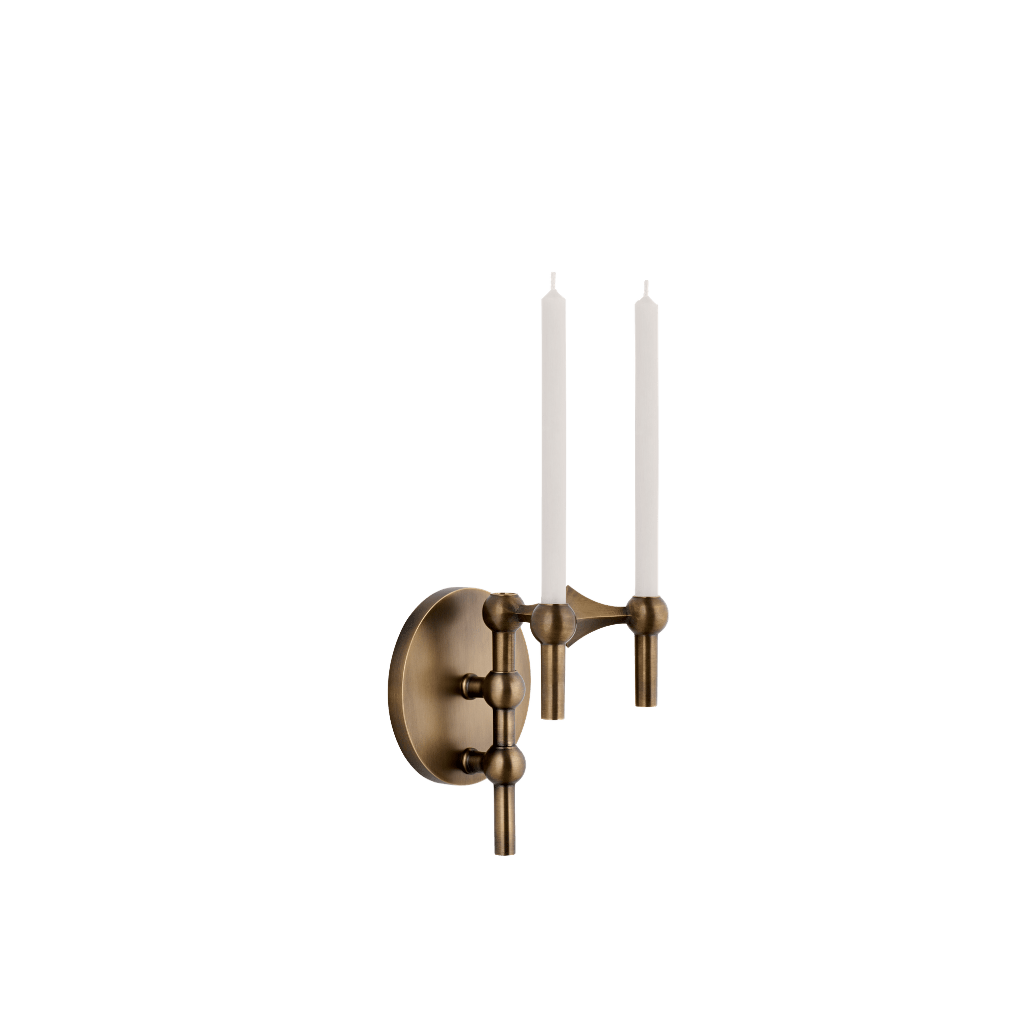 Nástěnný svícen STOFF NAGEL z bronzovaného mosazi