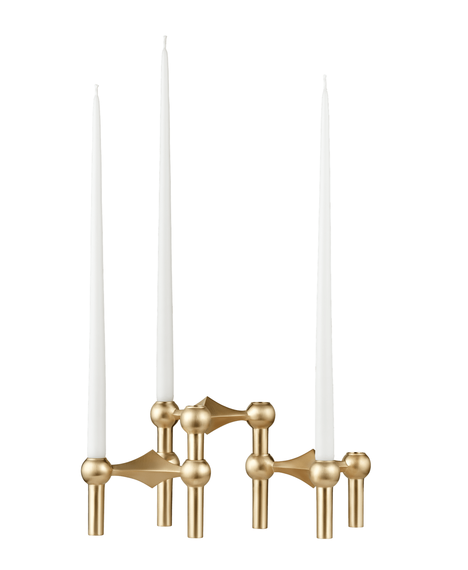 STOFF NAGEL Candle Holder Brushed Brass