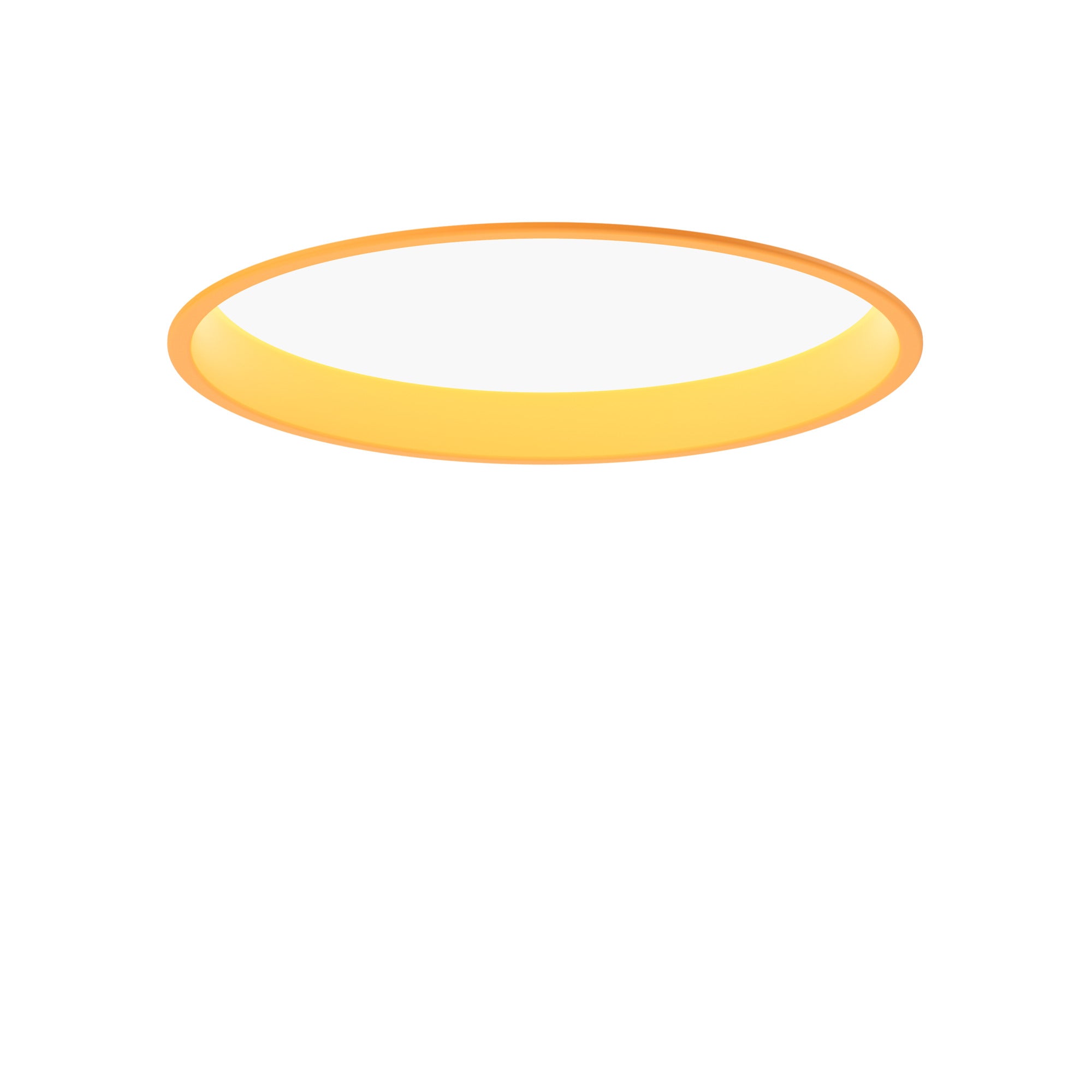 Zapuštěný stropní panel LP CIRCLE RECESSED žlutý