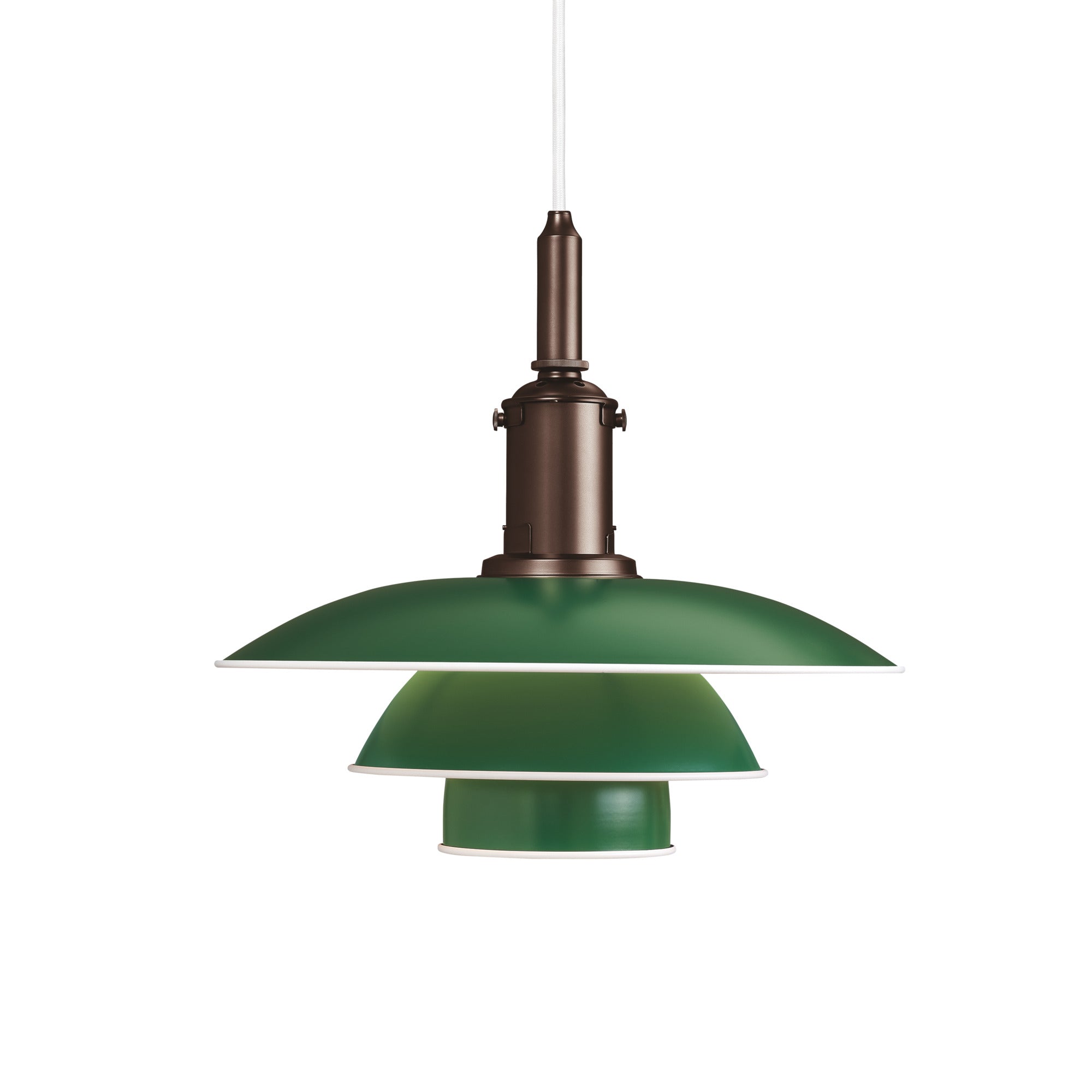 Závěsná lampa PH 3½-3 METAL zelená