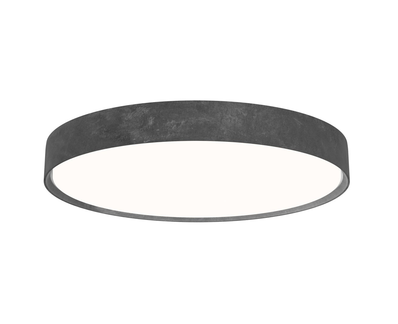 Stropní lampa LP SLIM ROUND surové hliníkové