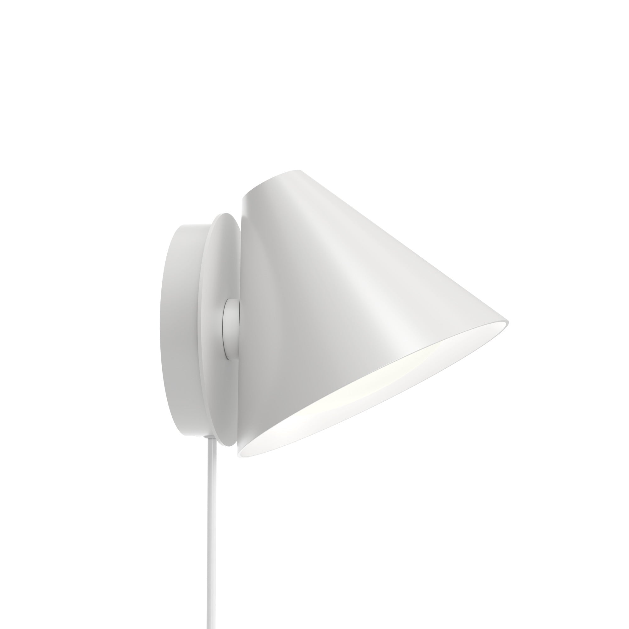 Nástěnná lampa KEGLEN bílá