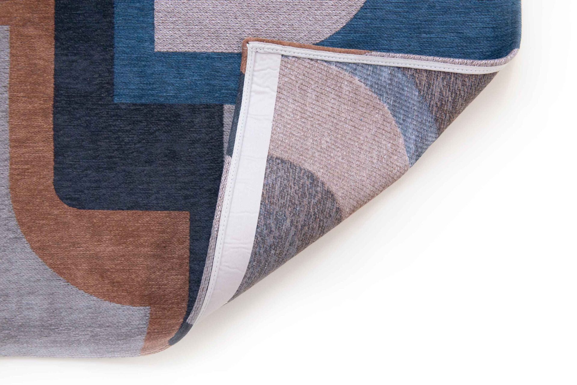 Camel Blue Beige-Blue Module rug
