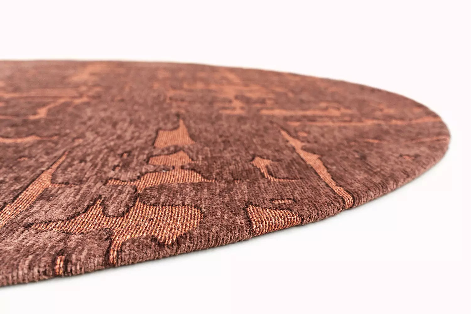 Oválný koberec BAOBAB ZA COPPER lososový