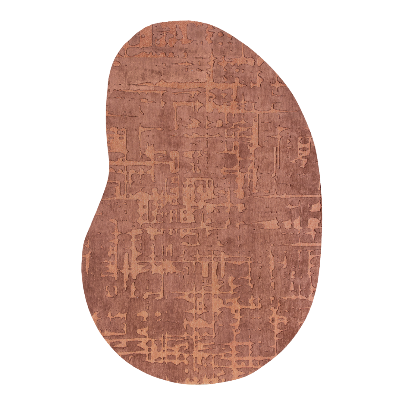 Oválný koberec BAOBAB ZA COPPER lososový