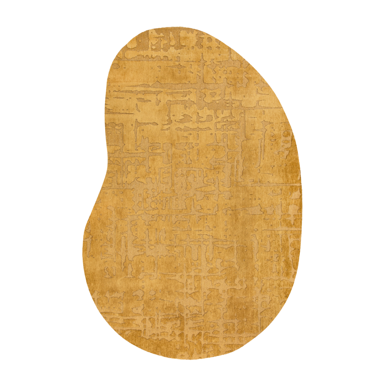 Dywan owalny BAOBAB MADAGASKAR żółty – Louis de Poortere