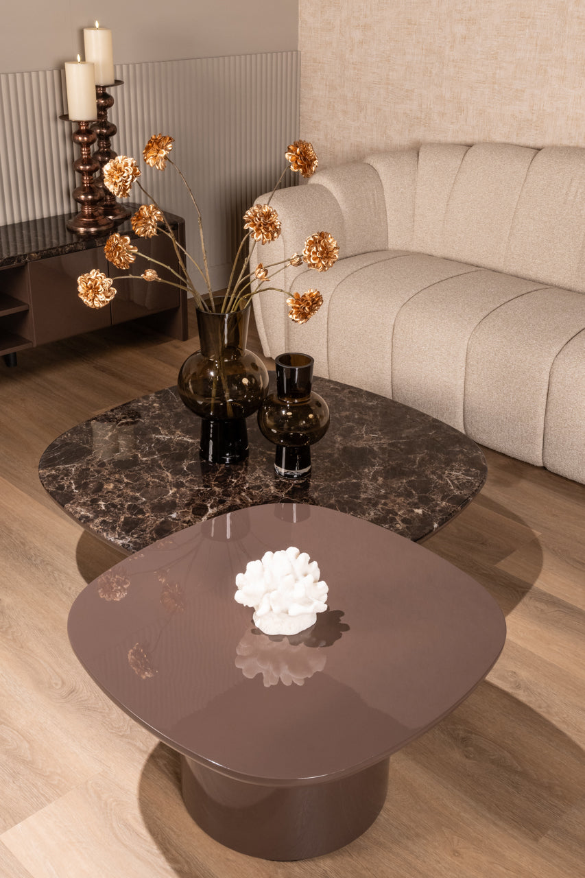 ALMUNDI Chocolate Side Table