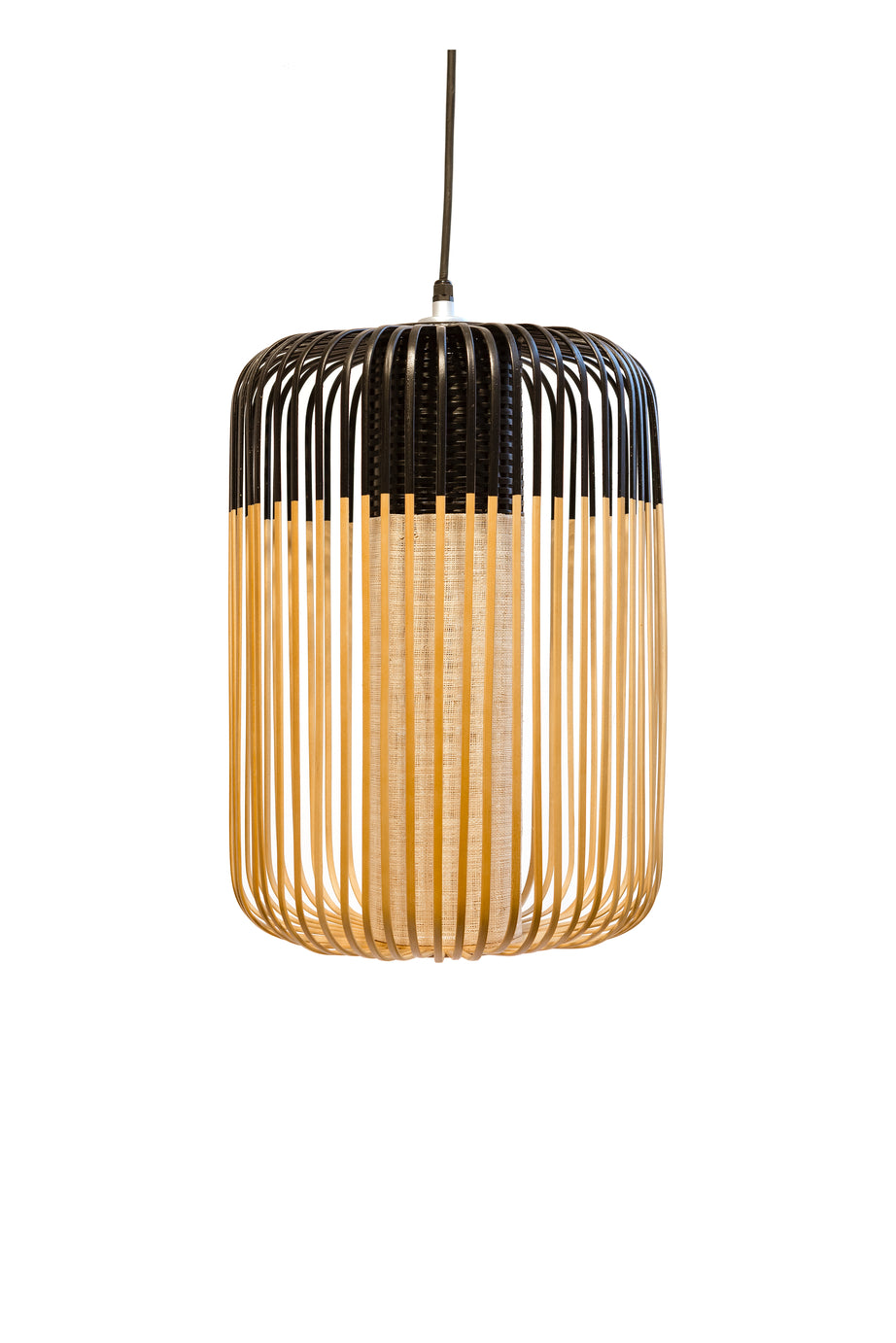 Závěsné svítidlo BAMBOO černé