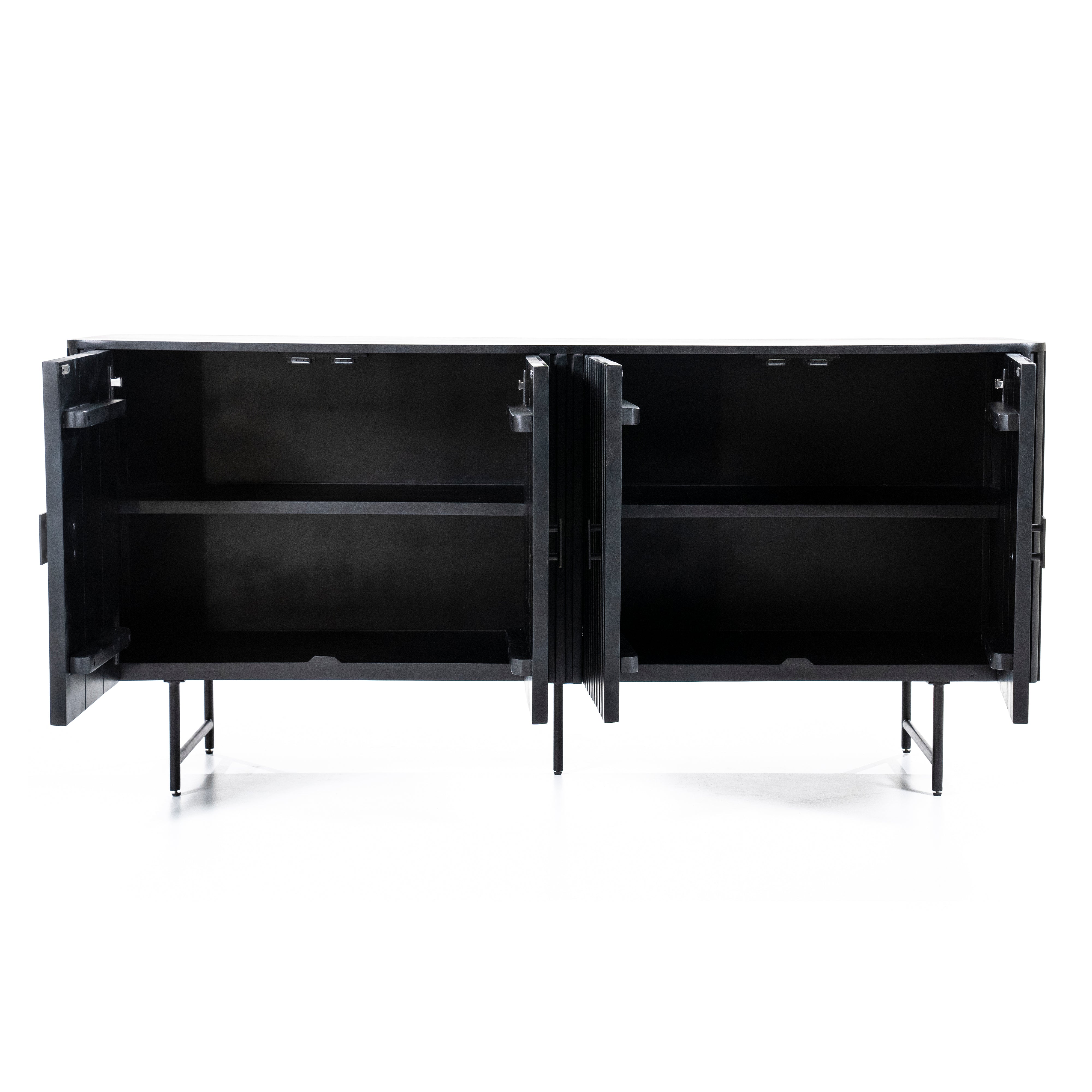 Komoda REMI černé mango dřevo