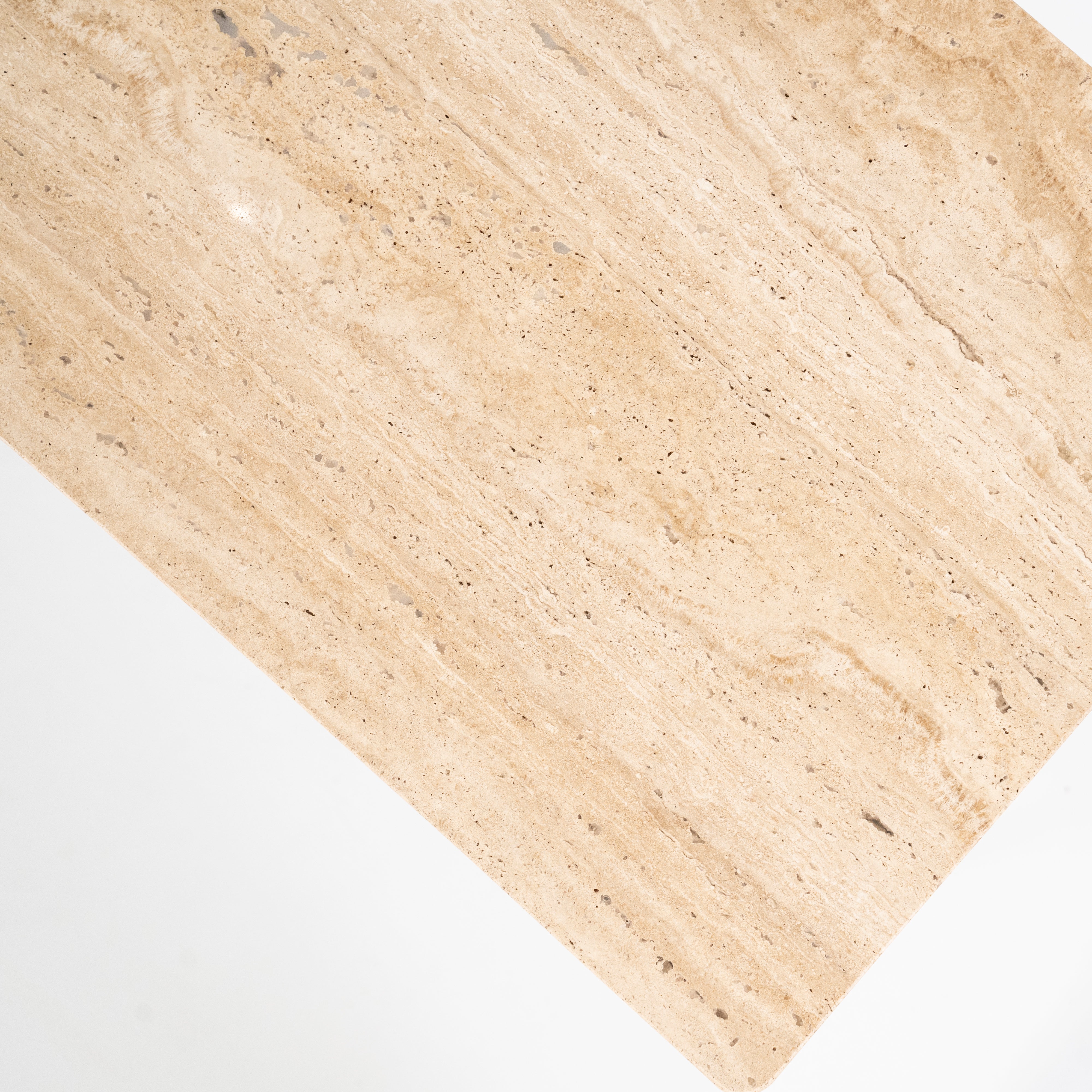 LIO chest of drawers brown mango wood with travertine