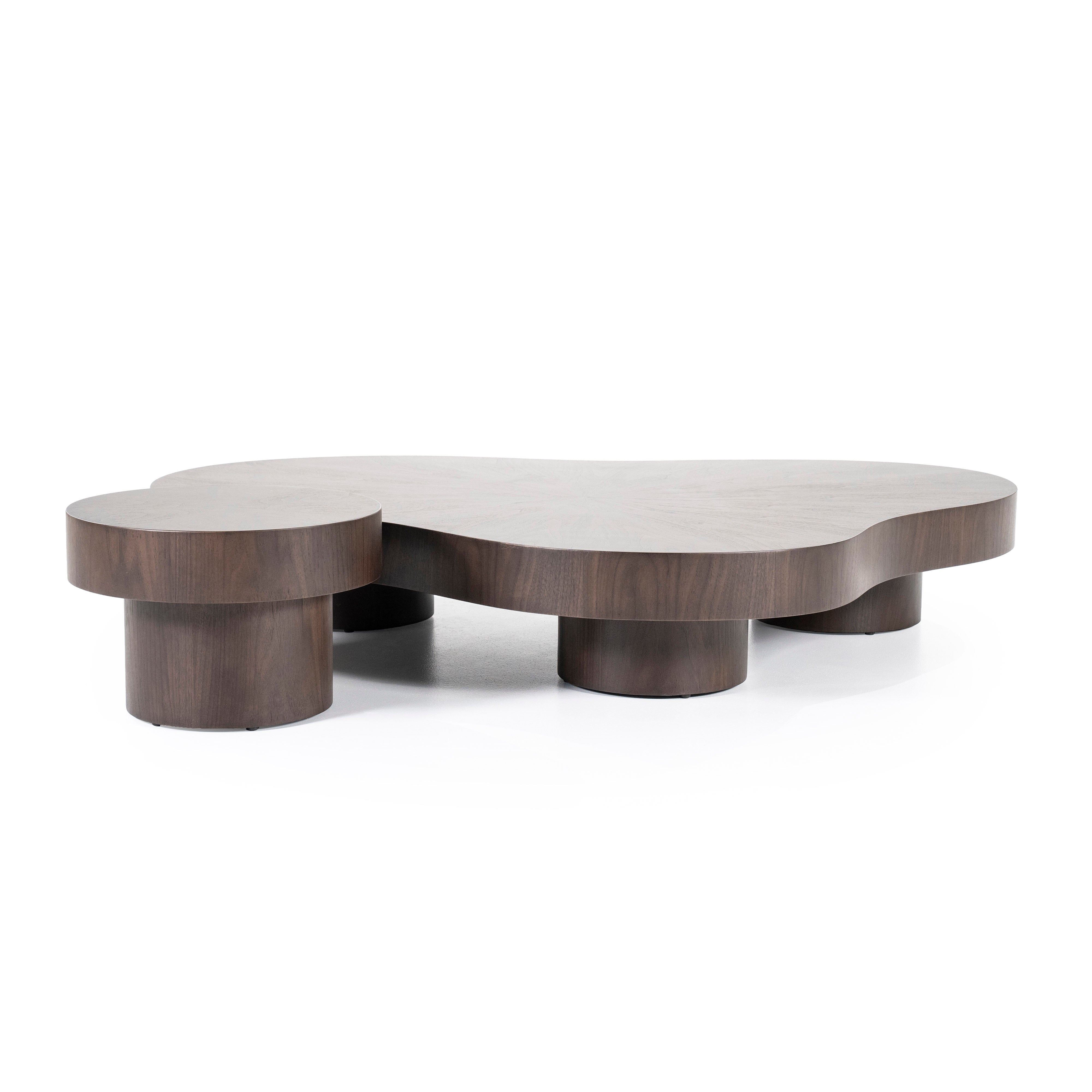 BOBBIE Dark Walnut Veneer Coffee Table