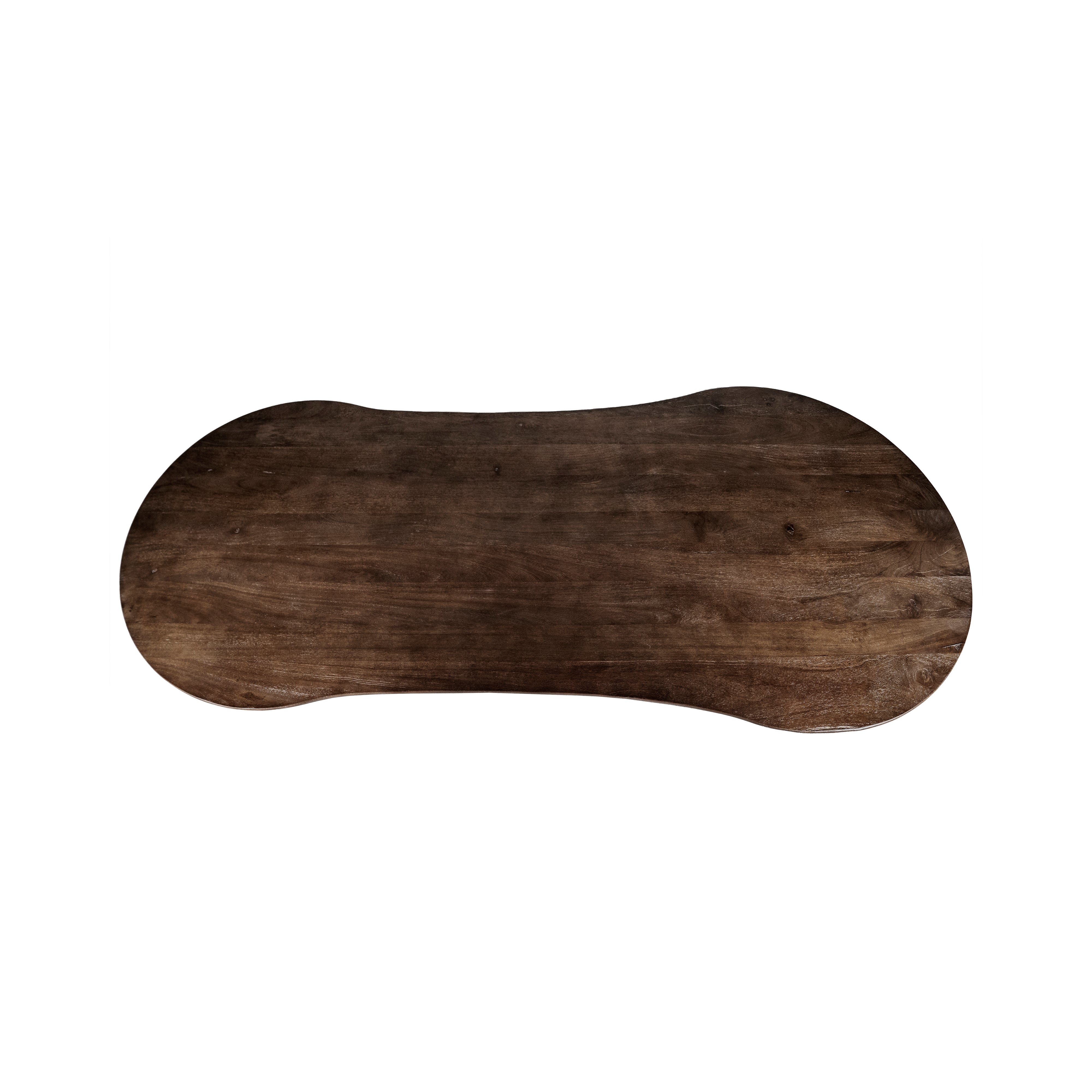 Oval Table JORDY Dark Brown Mango Wood