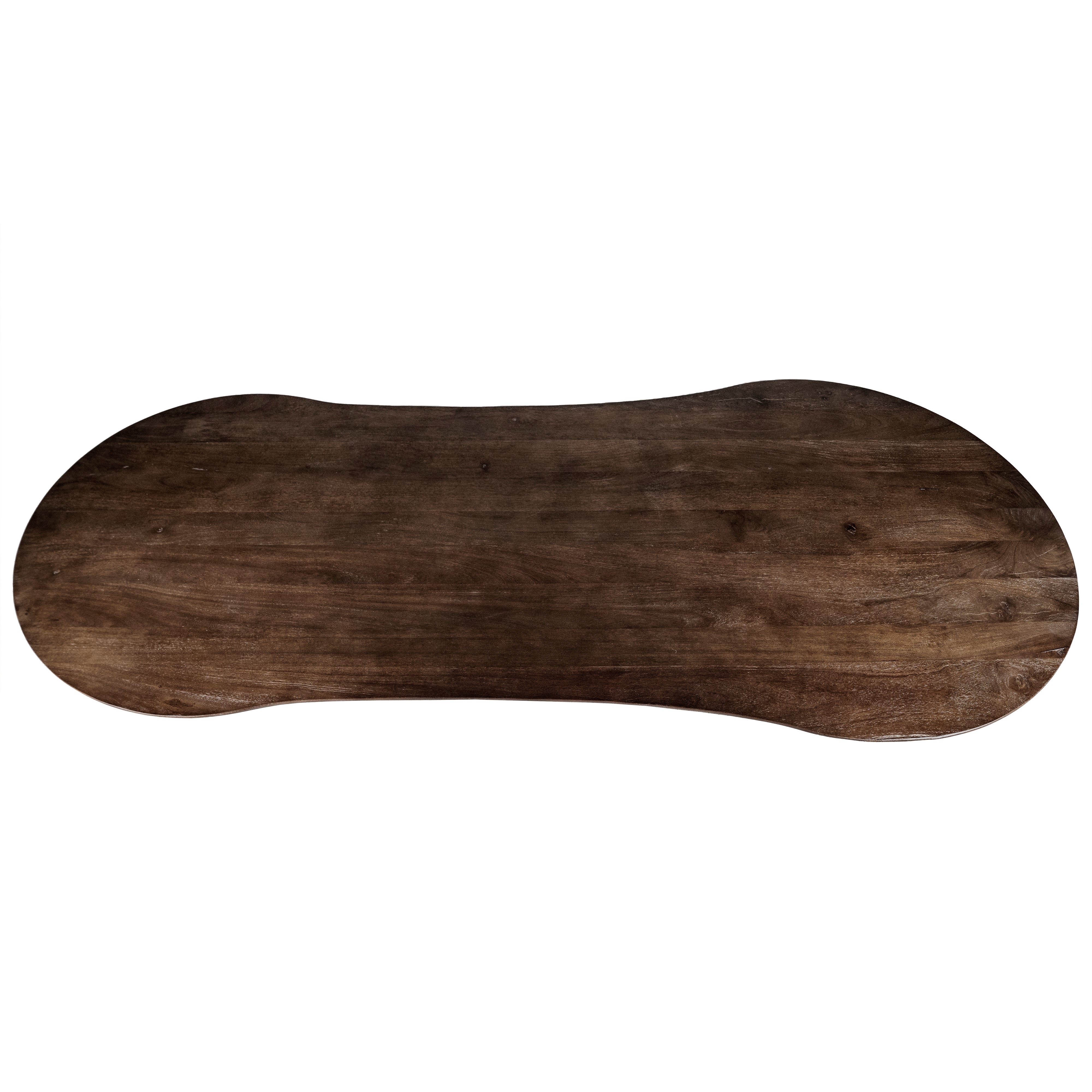 Oval Table JORDY Dark Brown Mango Wood