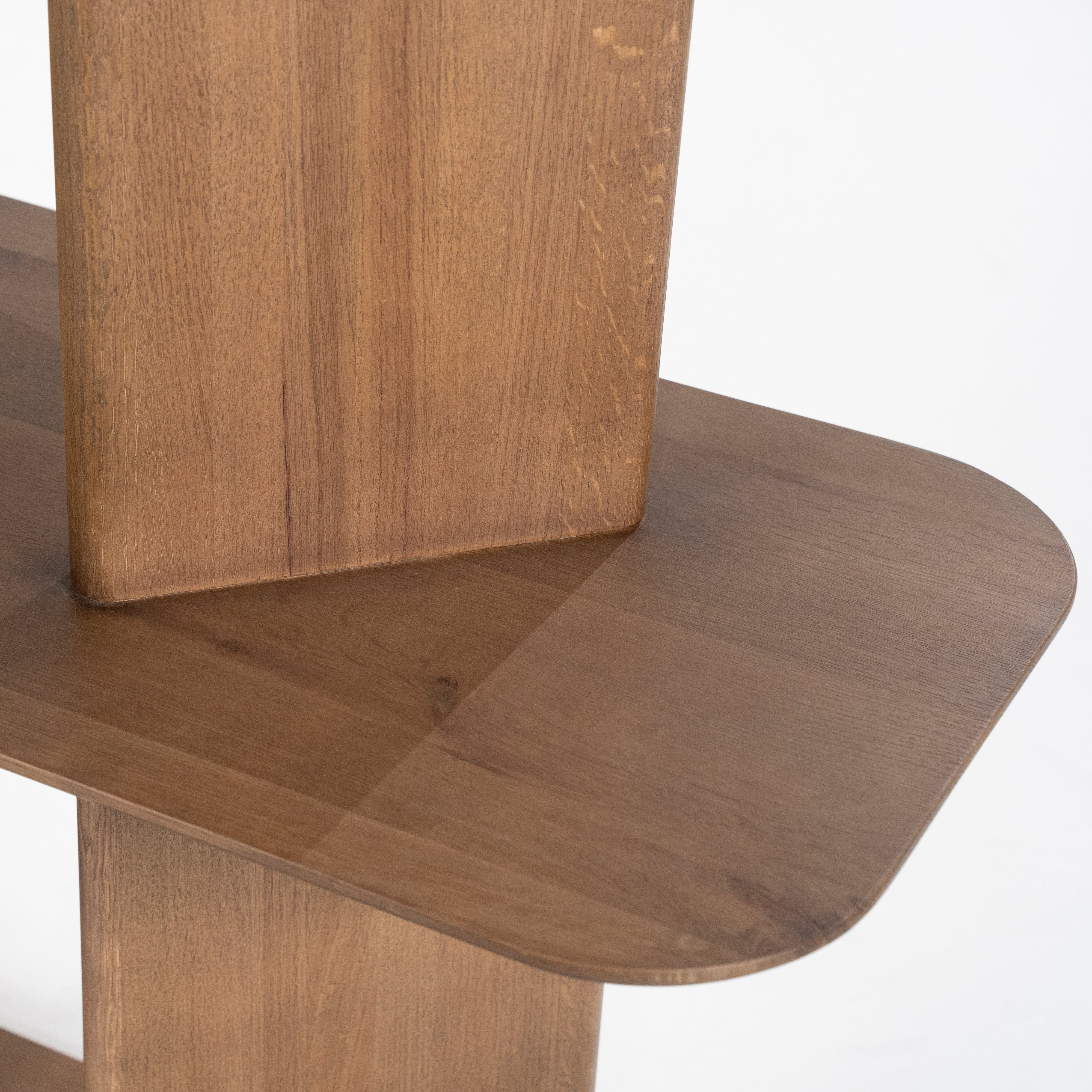 Regál TY tmavé dubové dřevo