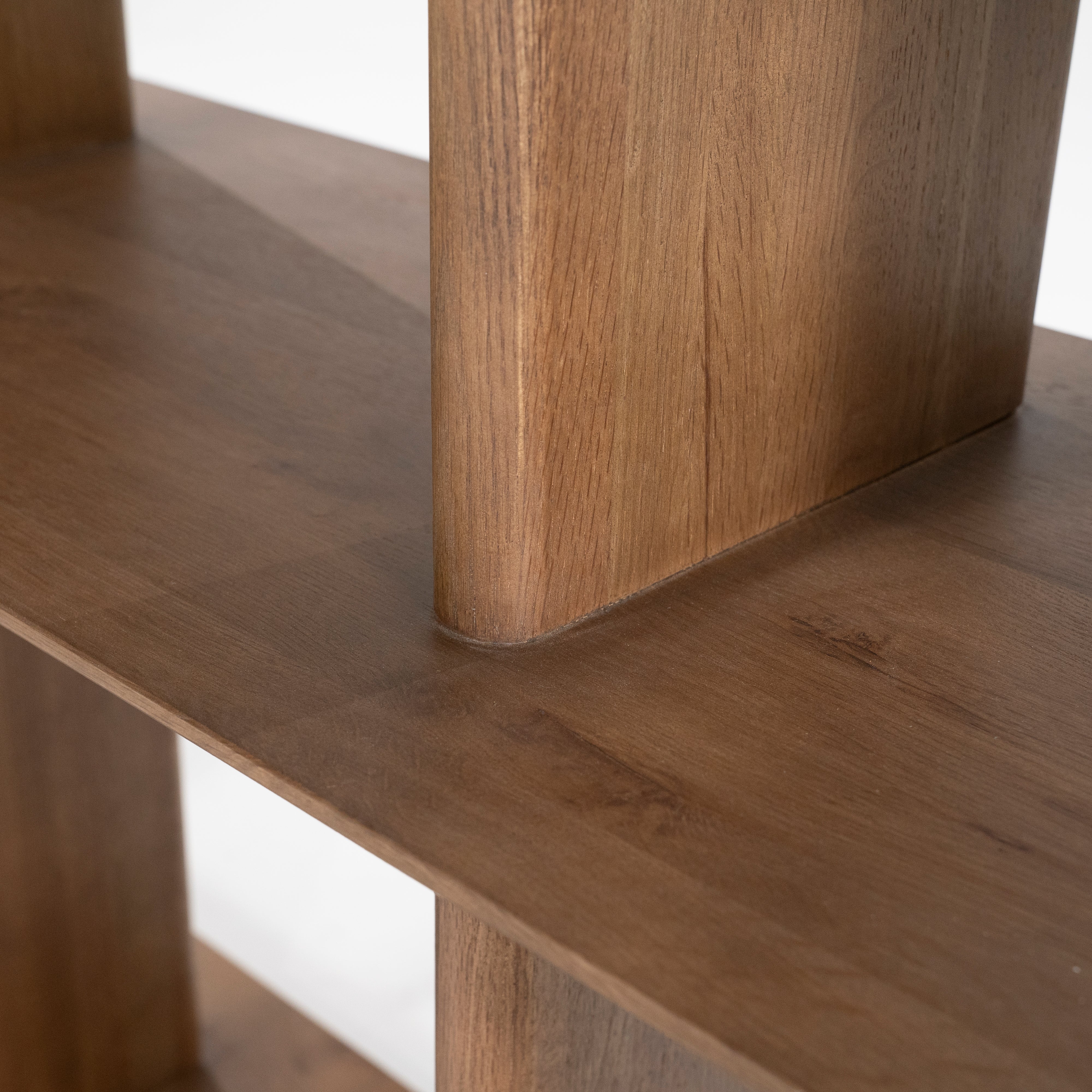 Regál TY tmavé dubové dřevo