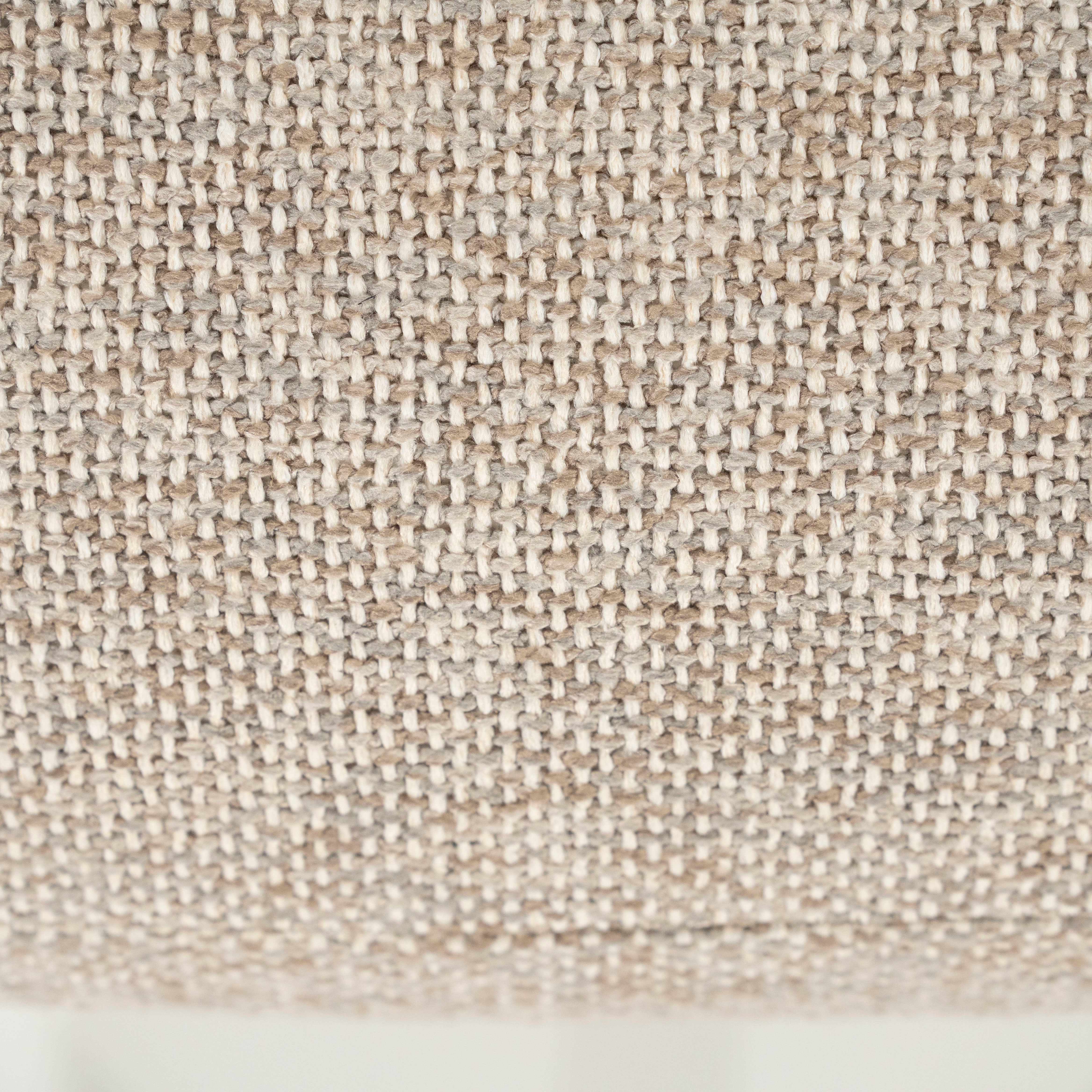 Křeslo MIKKY béžové s tmavým dřevěným podstavcem