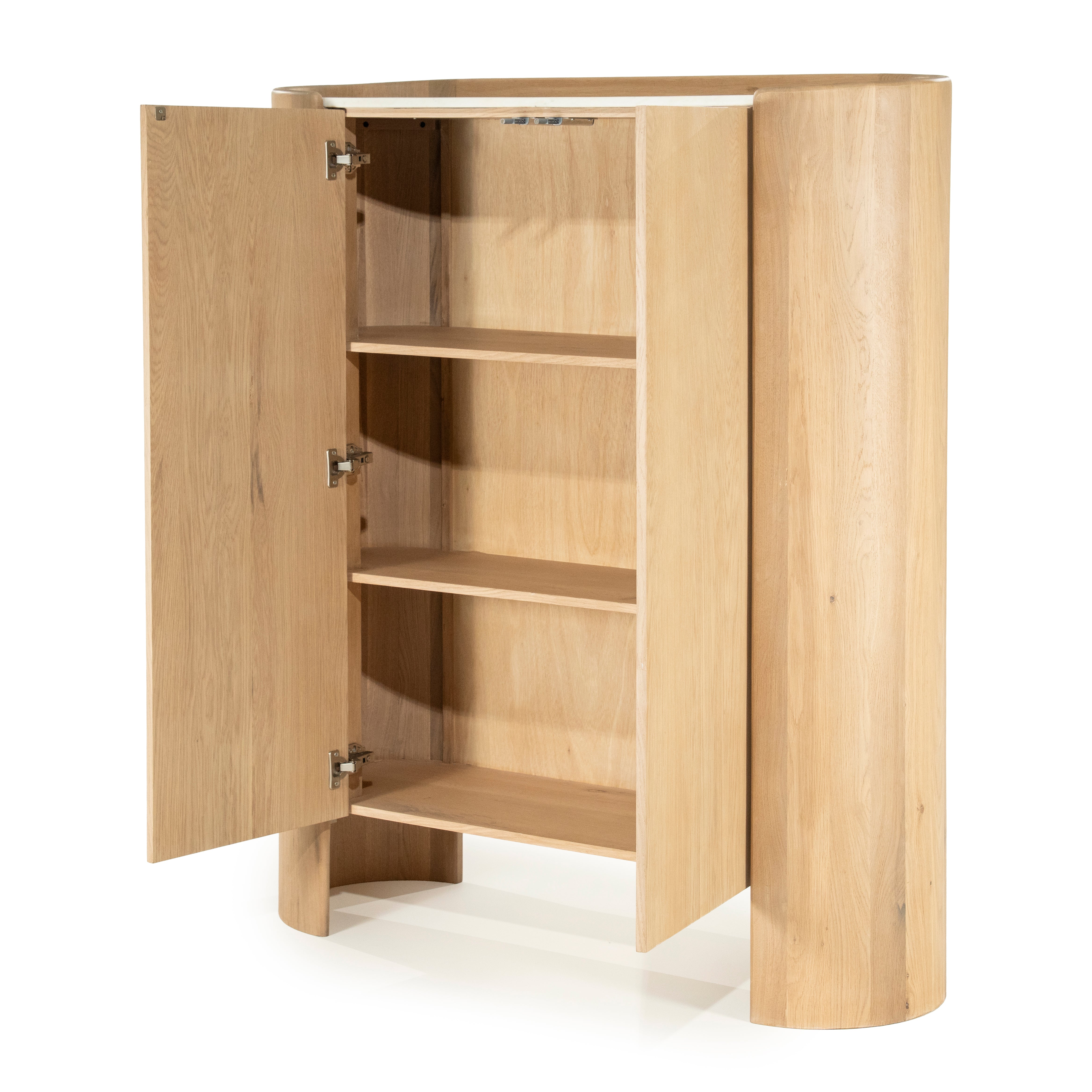 High cabinet DON oak wood