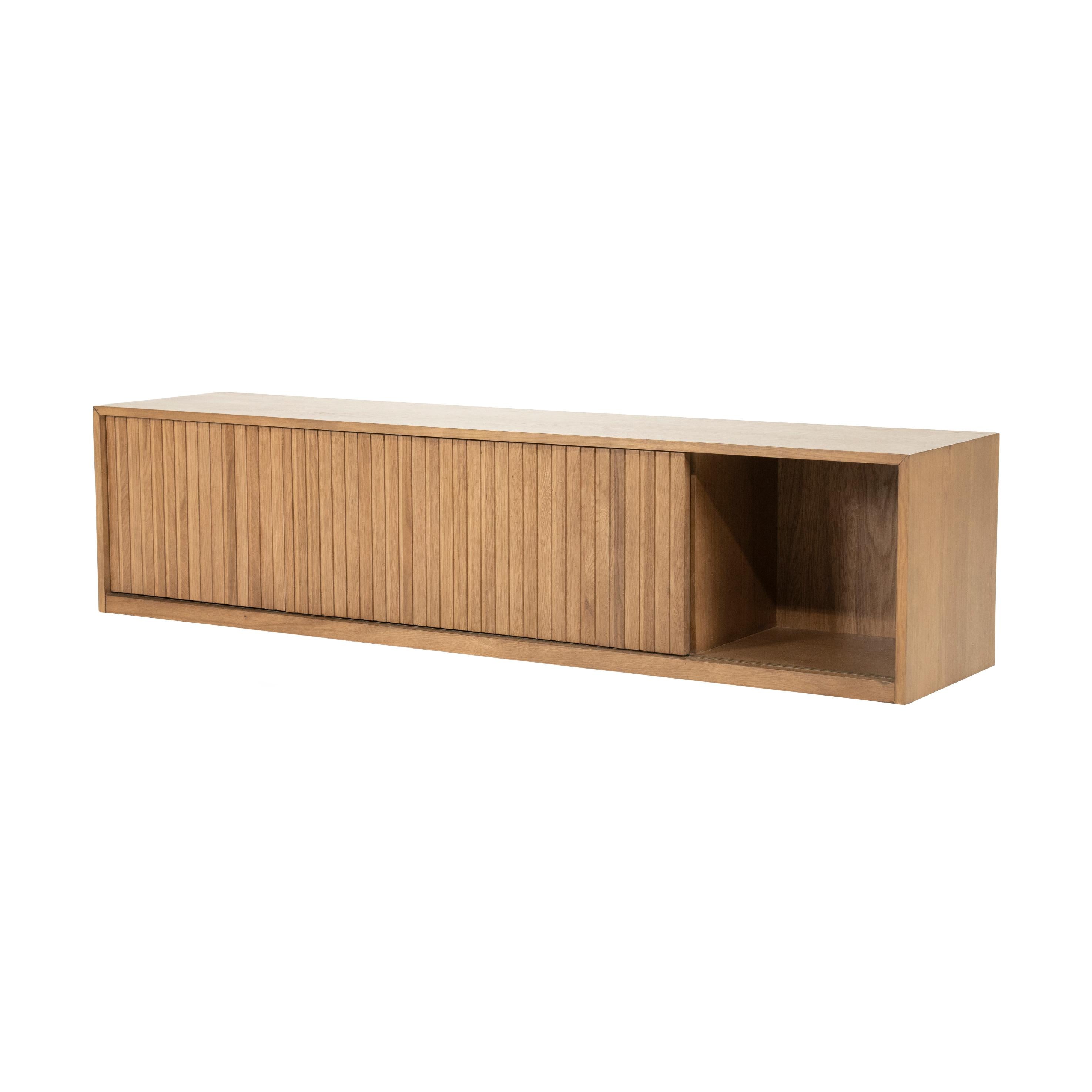 MILO TV cabinet dark oak wood