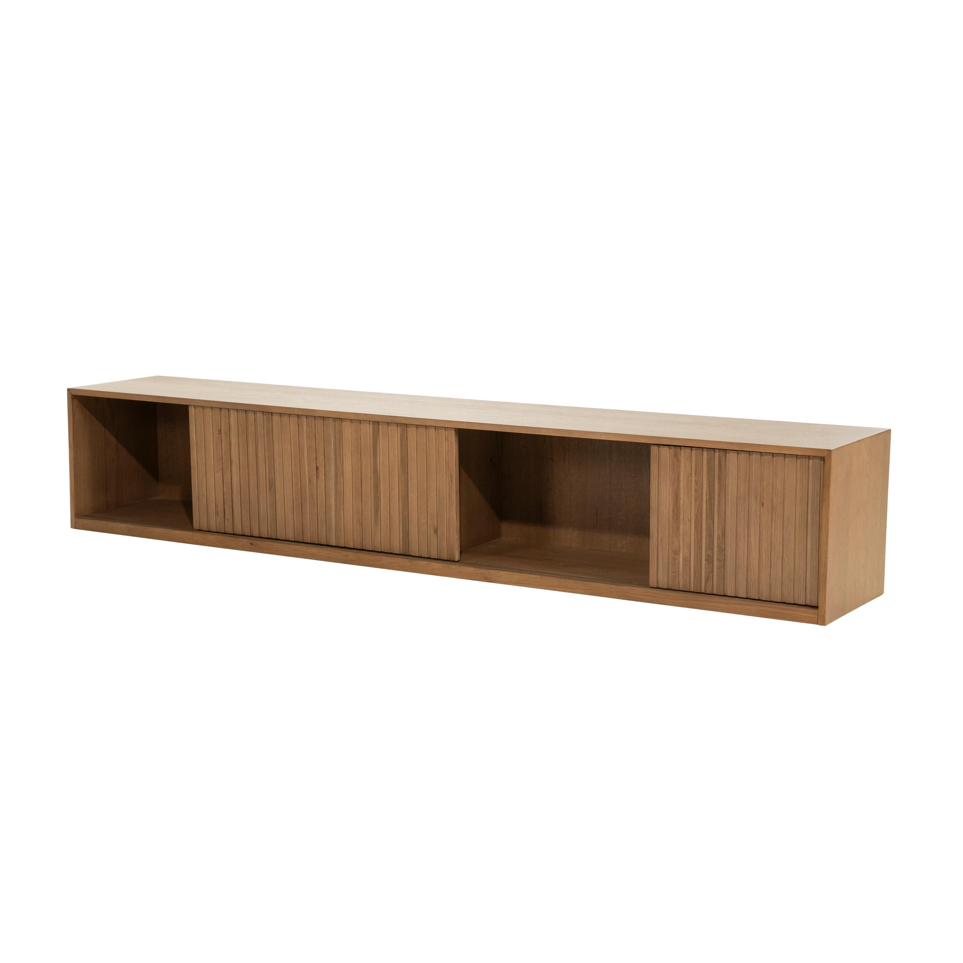 MILO TV cabinet dark oak wood