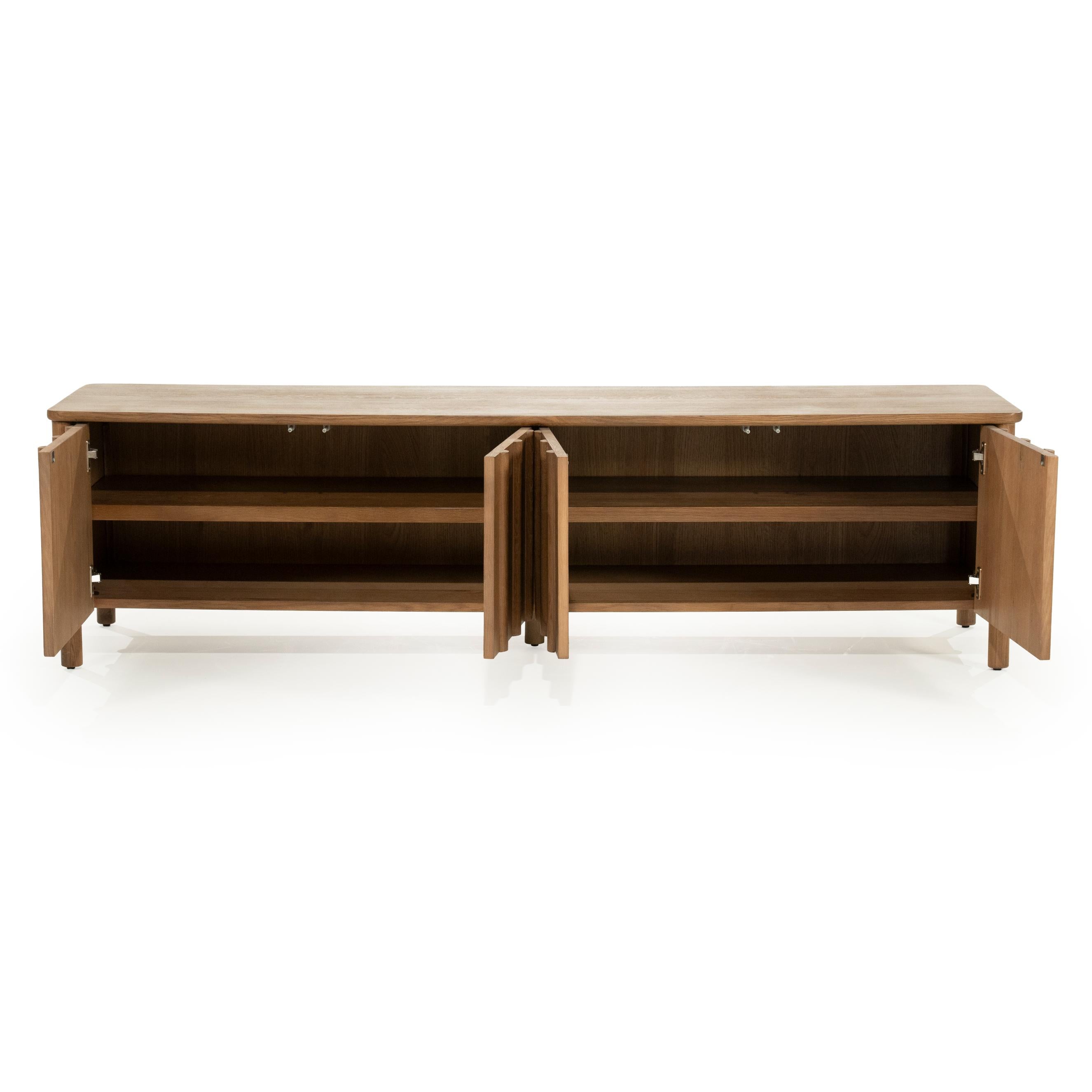 JAKE TV Cabinet dark oak wood