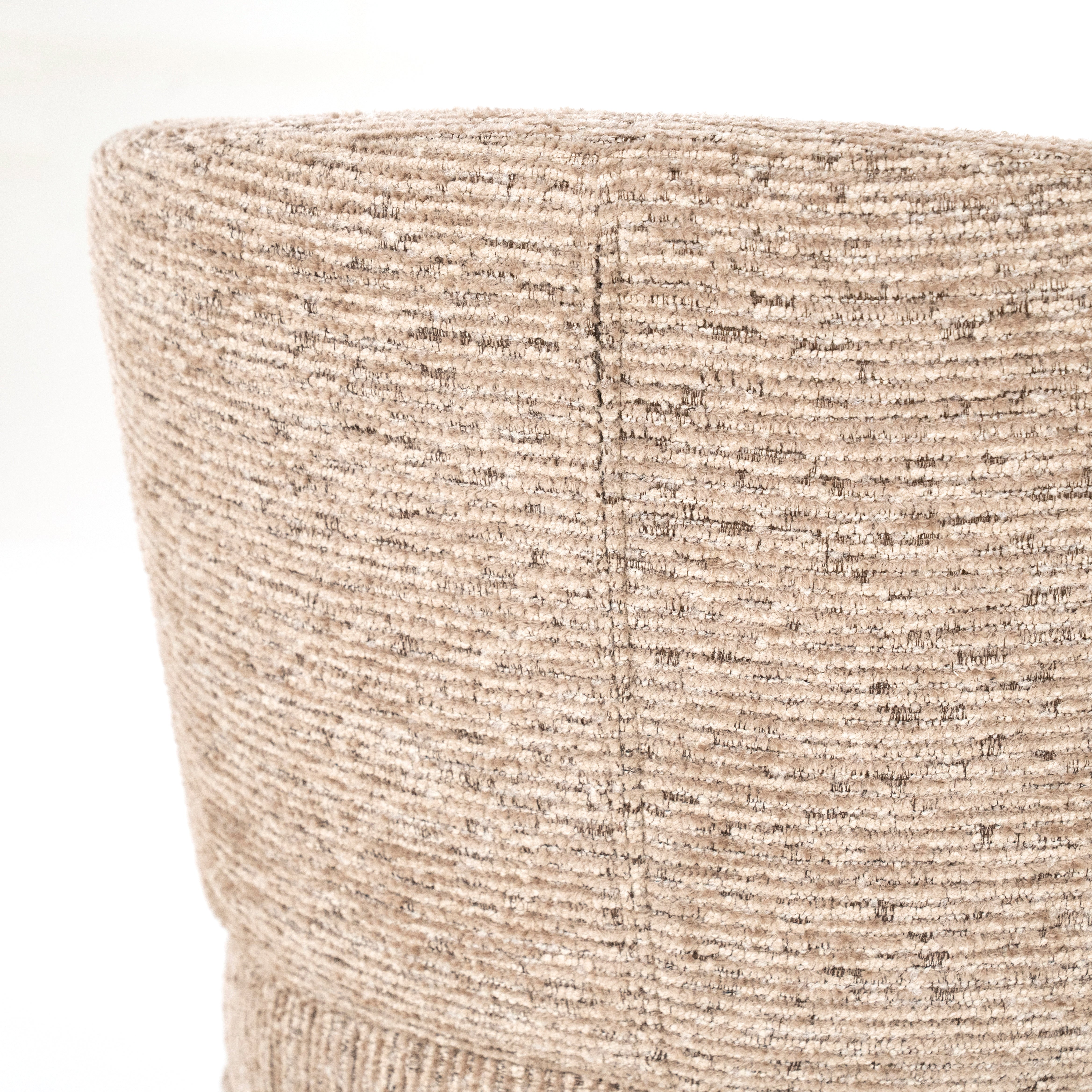 Otáčecí křeslo JAYSON taupe s tmavě hnědou základnou