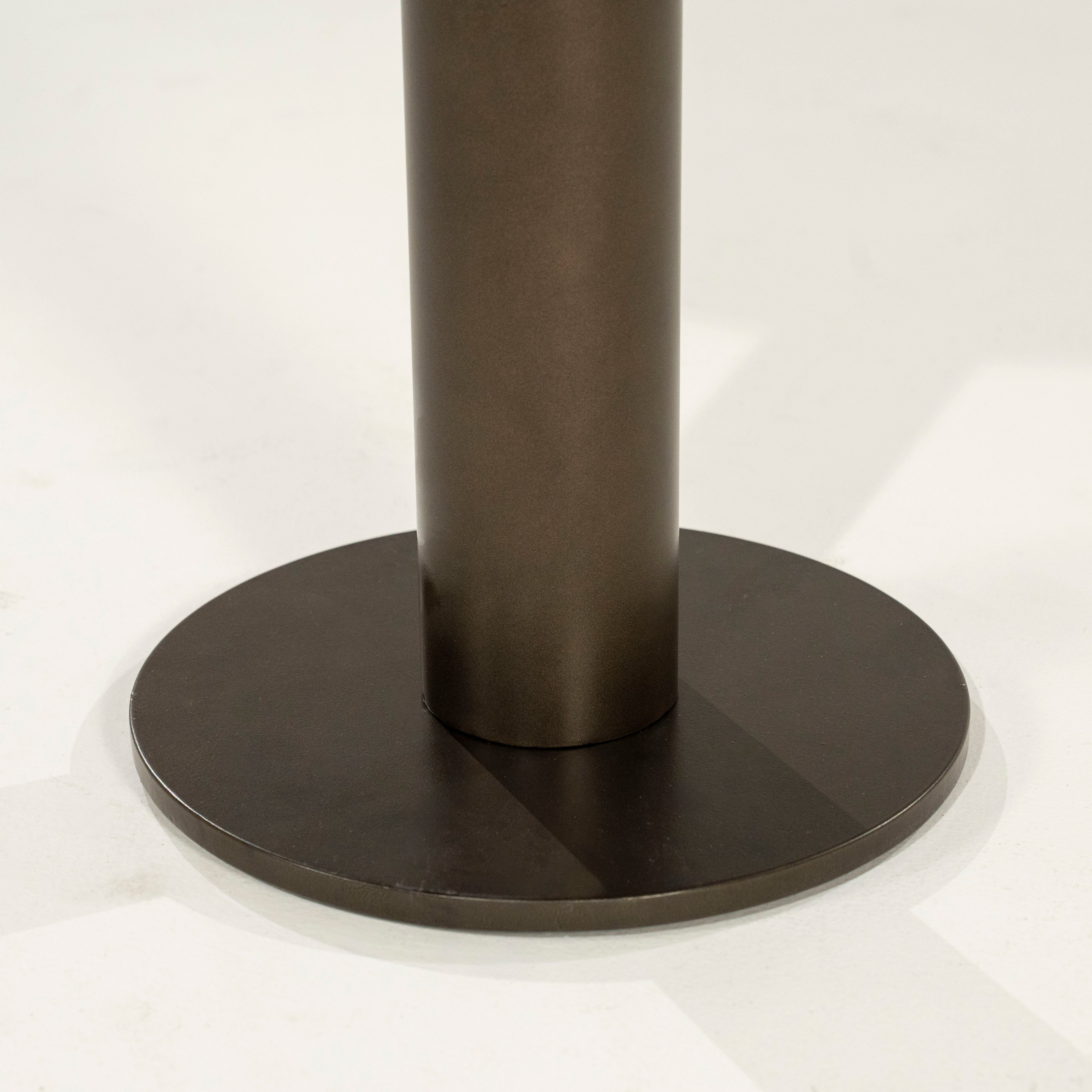 Boční stolek LUIGI hnědý mramor