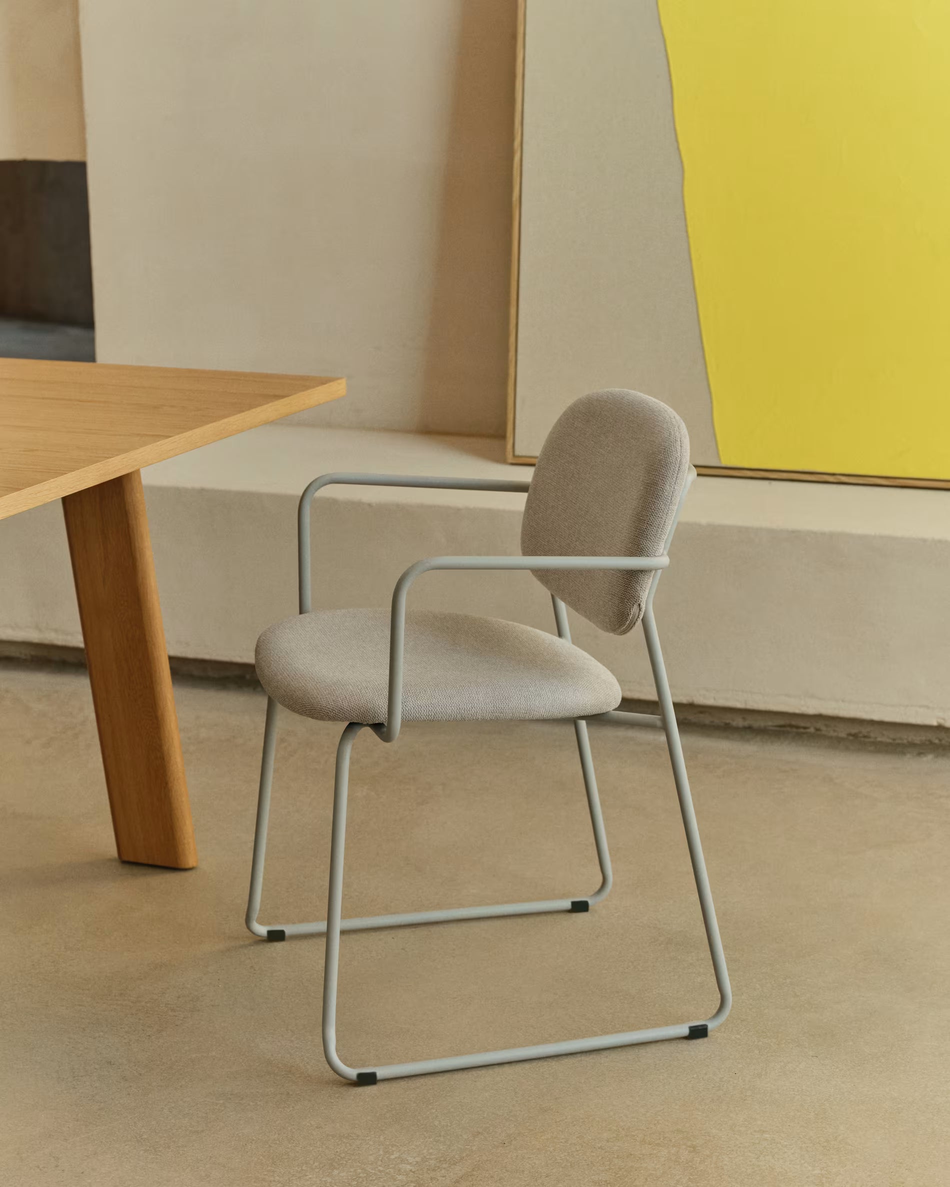 Armchair MELI gray-beige