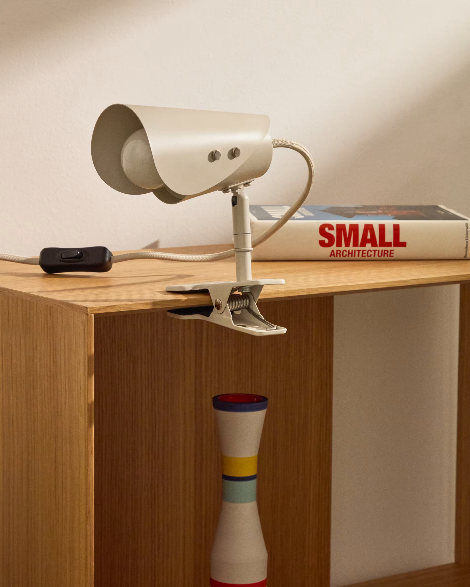 Desk lamp with clip JULA gray