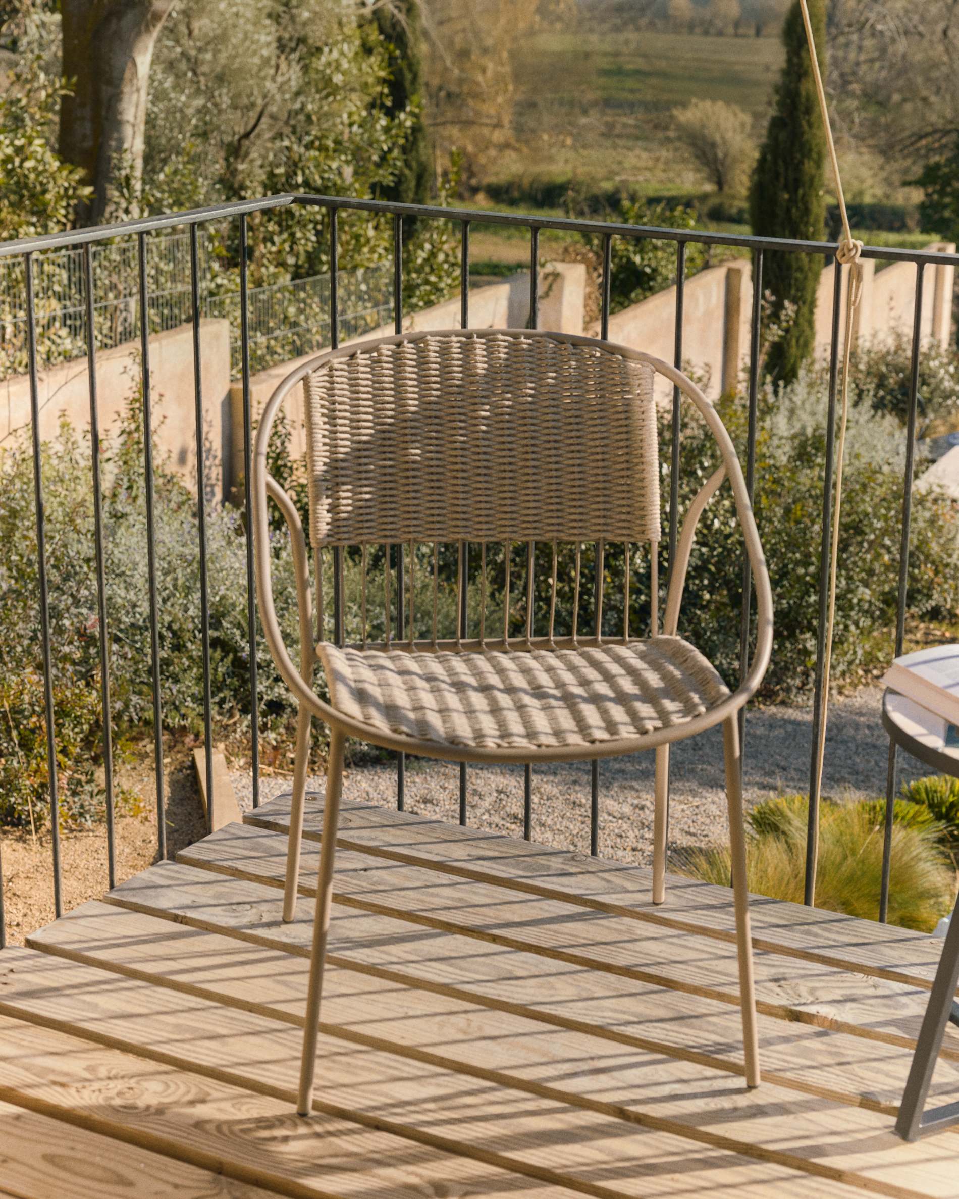 ATRANI taupe garden chair
