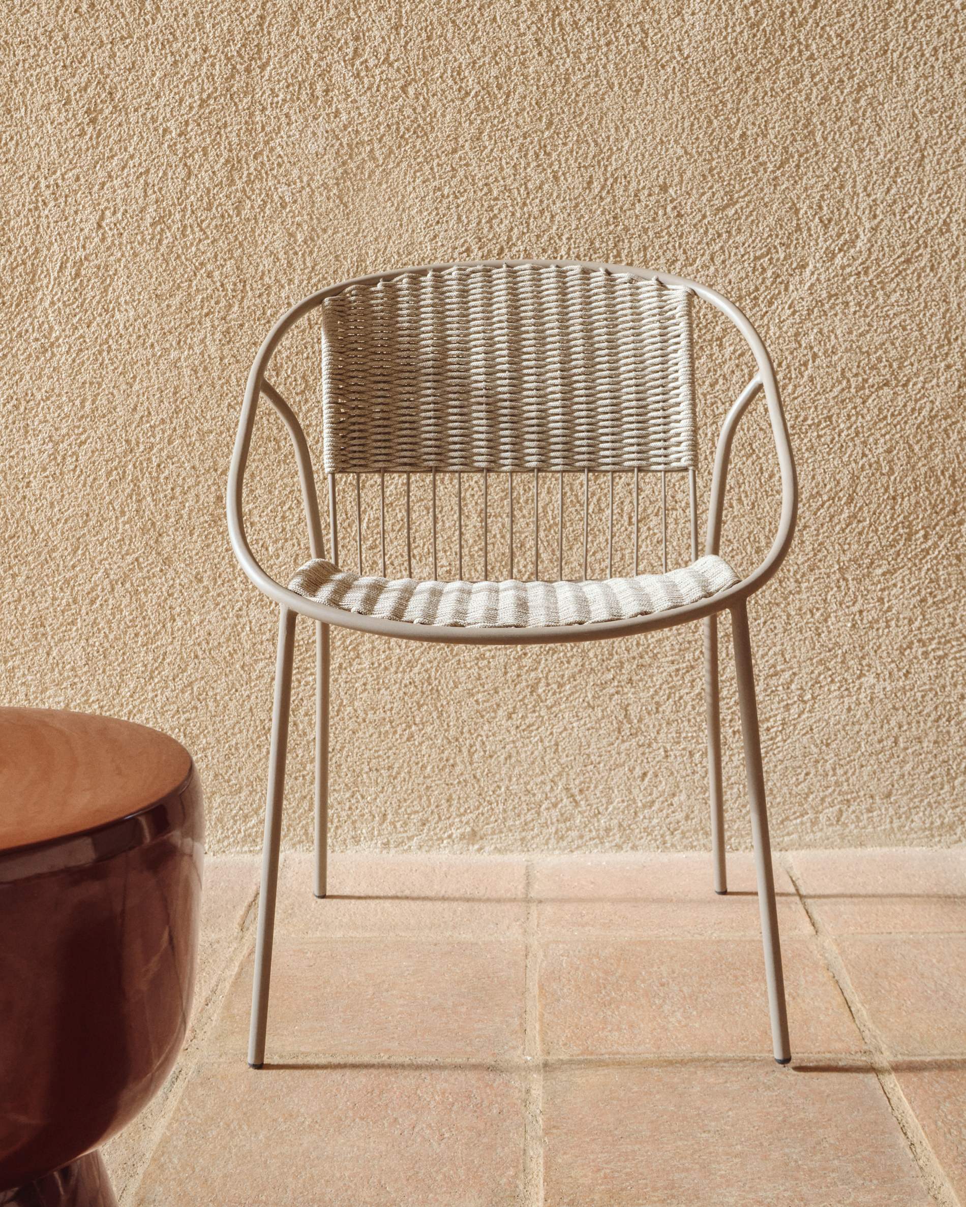 ATRANI taupe garden chair