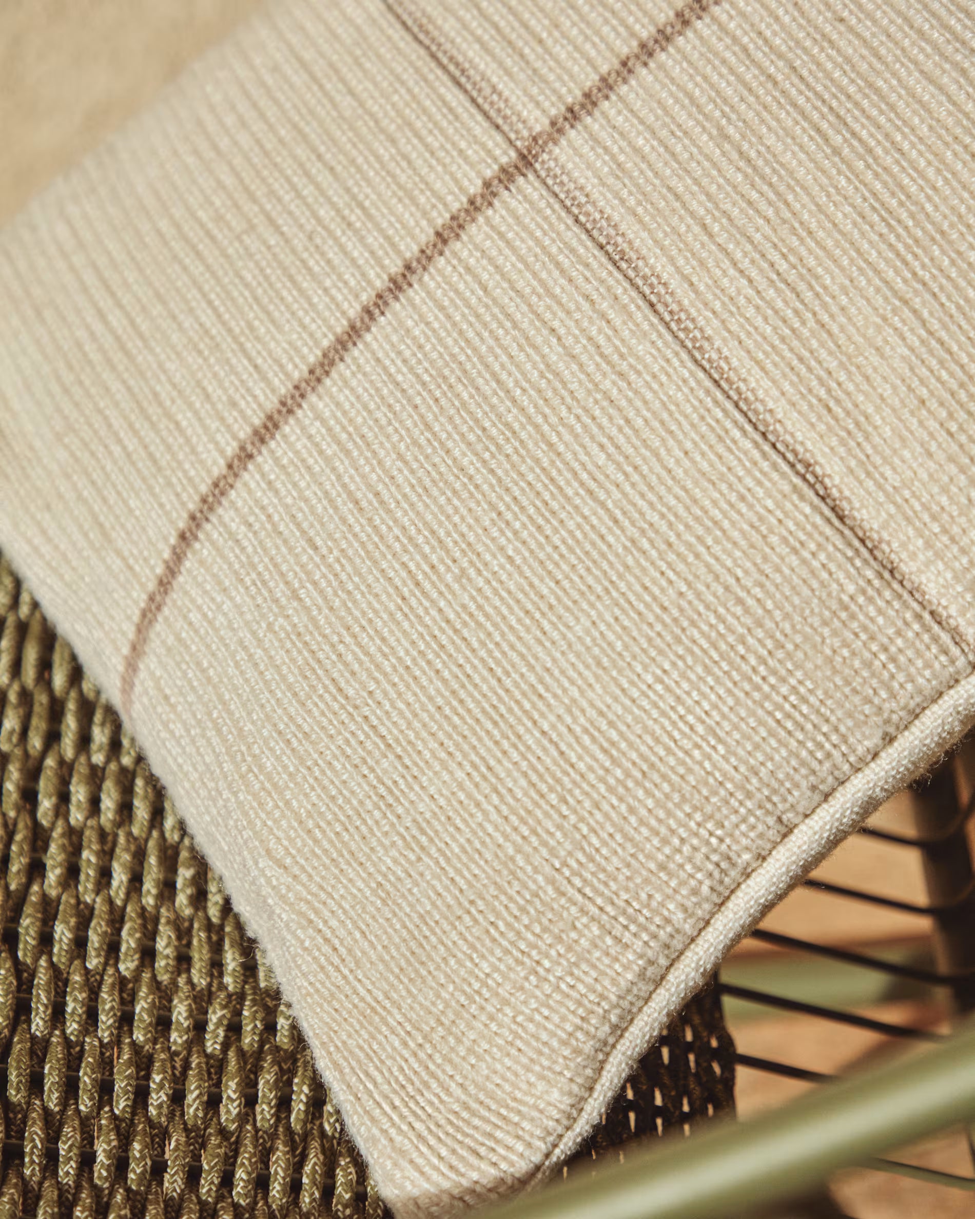 ATIMA Beige Cushion Cover