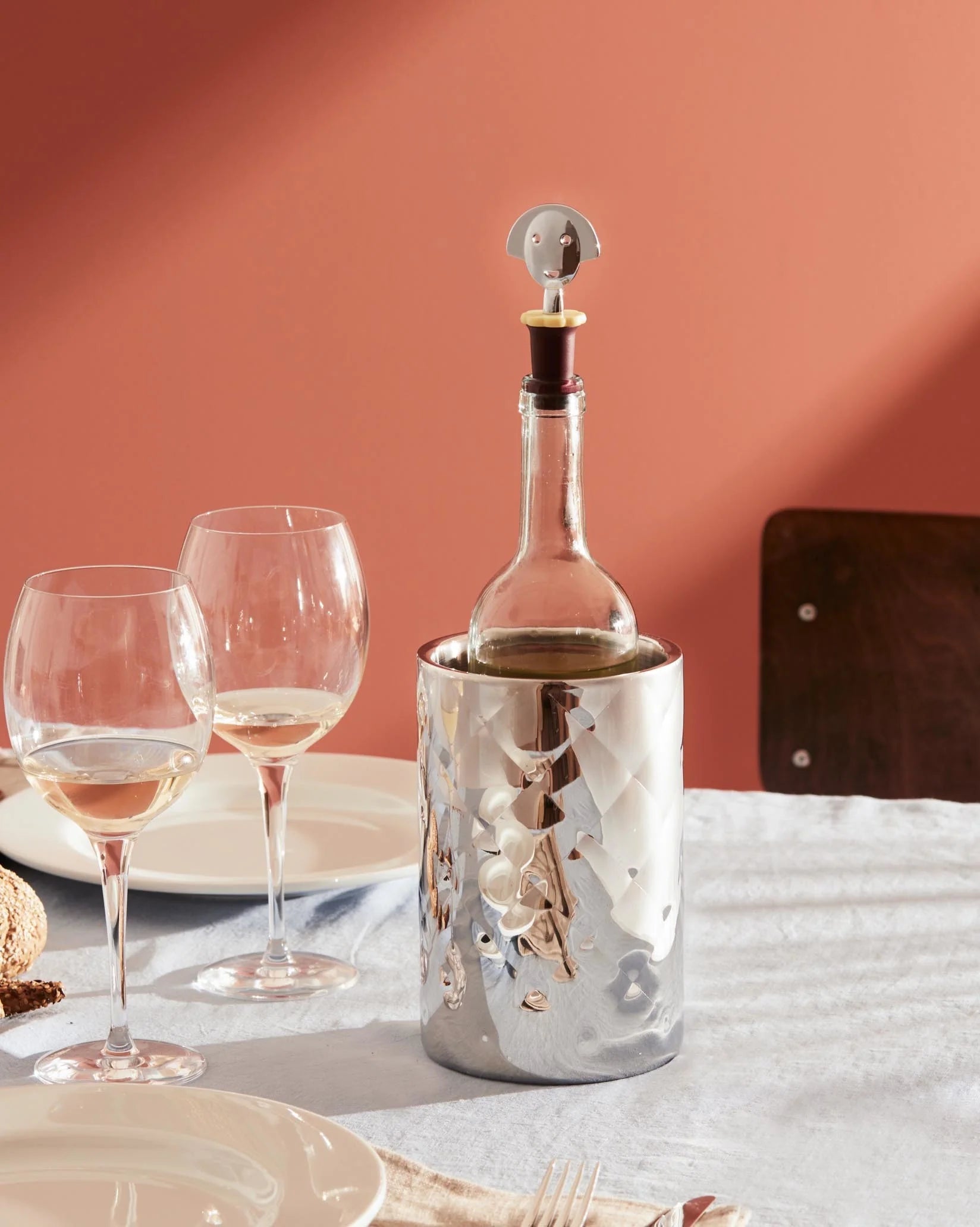 Zátka na víno ANNA STOP 2 černá