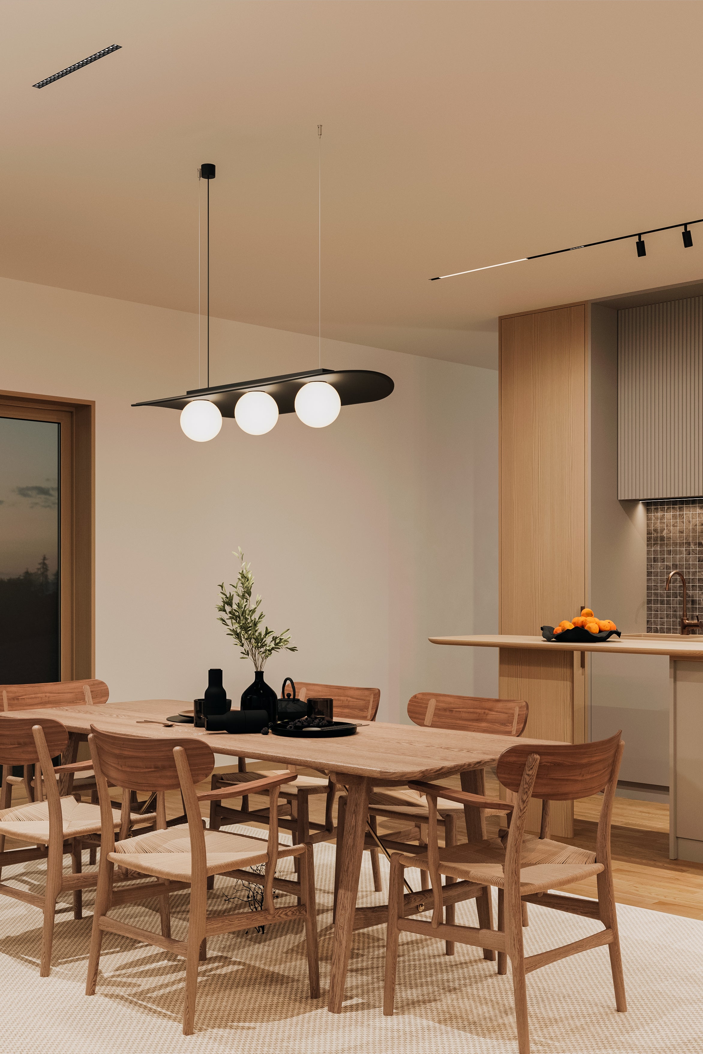 Závěsné svítidlo AQFELT OVALL BALL