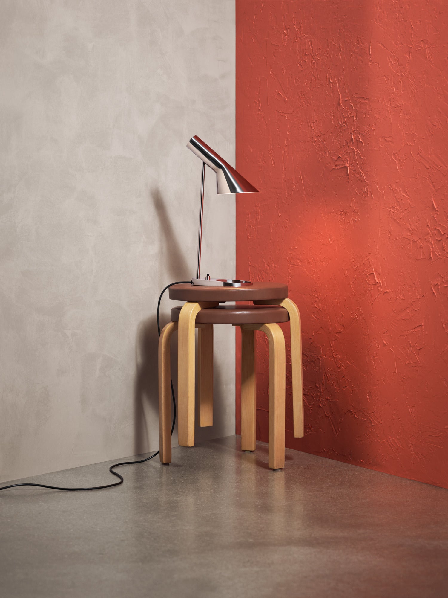 Stolní lampa AJ leštěná nerezová ocel